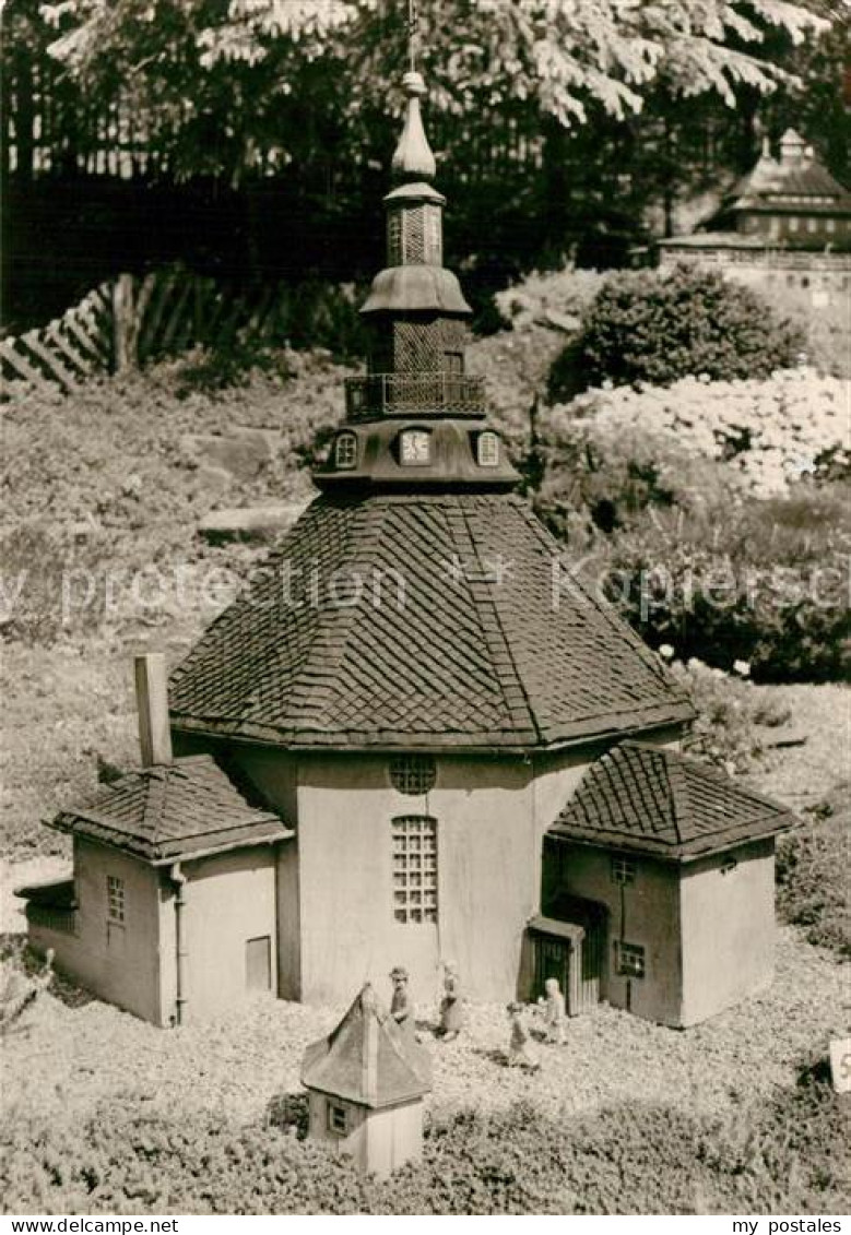 72940712 Oederan Kleinerzgebirge Kirche Des Spielzeugdorfes Seiffen Miniaturpark - Oederan