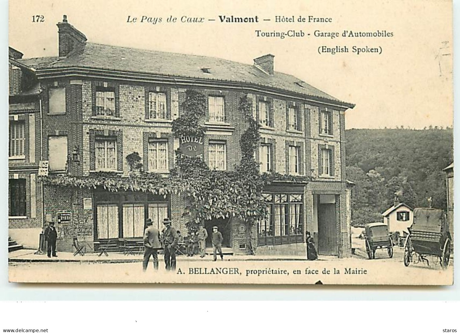 VALMONT - Le Pays De Caux - Hôtel De France - Touring-Club - Garage D'Automobiles - Valmont