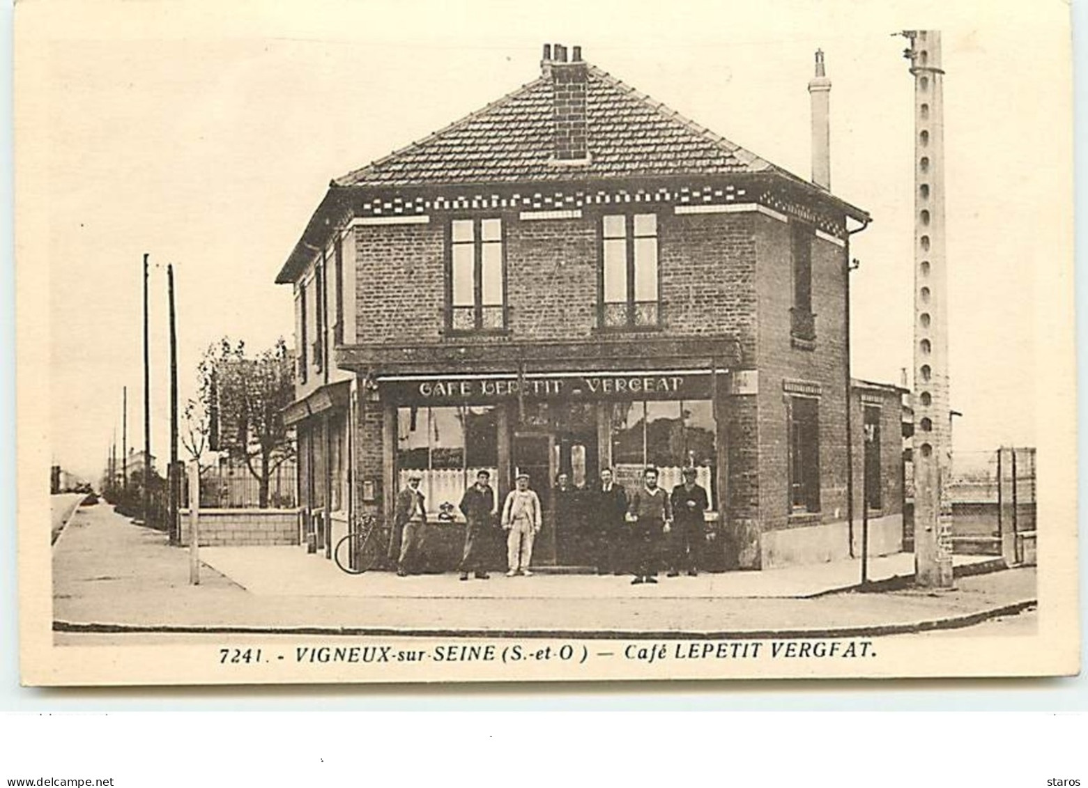 VIGNEUX-SUR-SEINE - Café Lepetit Vergfat - Vigneux Sur Seine