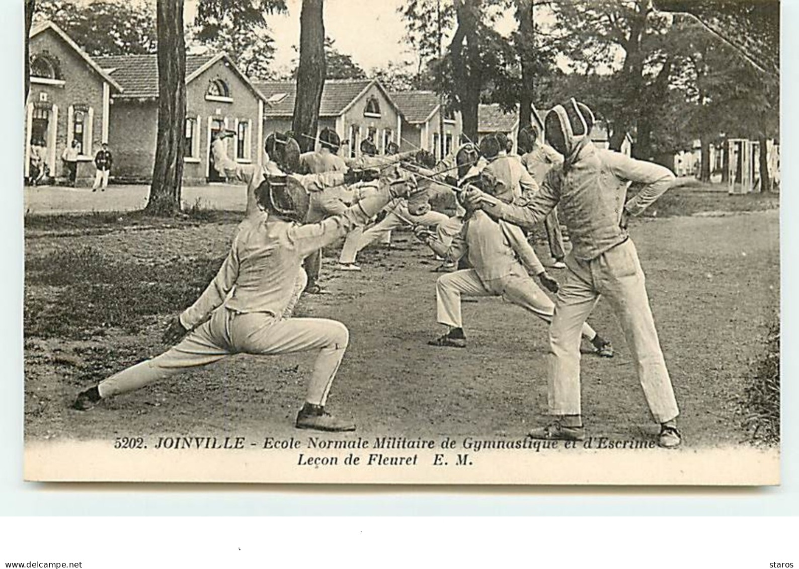 JOINVILLE - N°5202 Ecole Normale Militaire De Gymnastique Et D'Escrime - Leçon De Fleuret - Esgrima