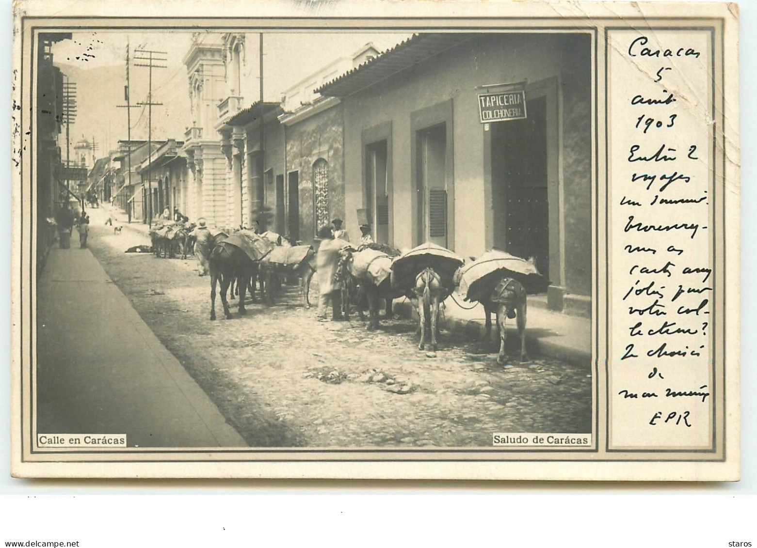 Venezuela - Calle En Caracas - Saludo De Caracas - Venezuela