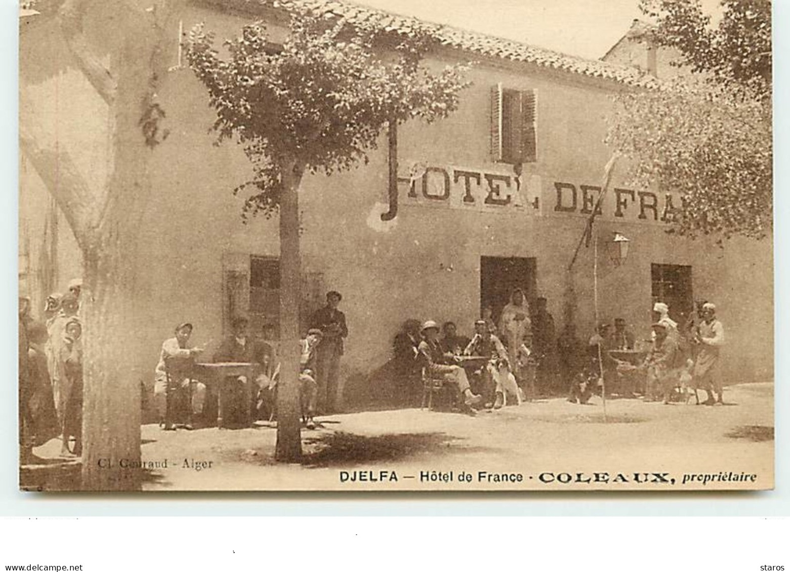 DJELFA - Hôtel De France Coleaux, Propriétaire - Djelfa