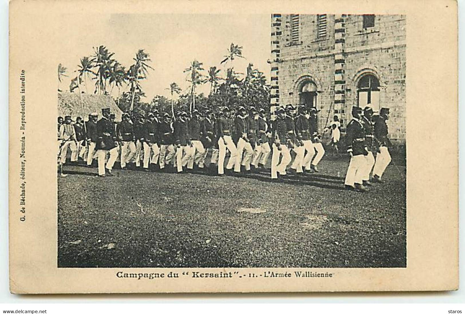 Wallis-Et-Futuana - Campagne De Kersaint - L'Armée Wallisienne - Wallis-Et-Futuna