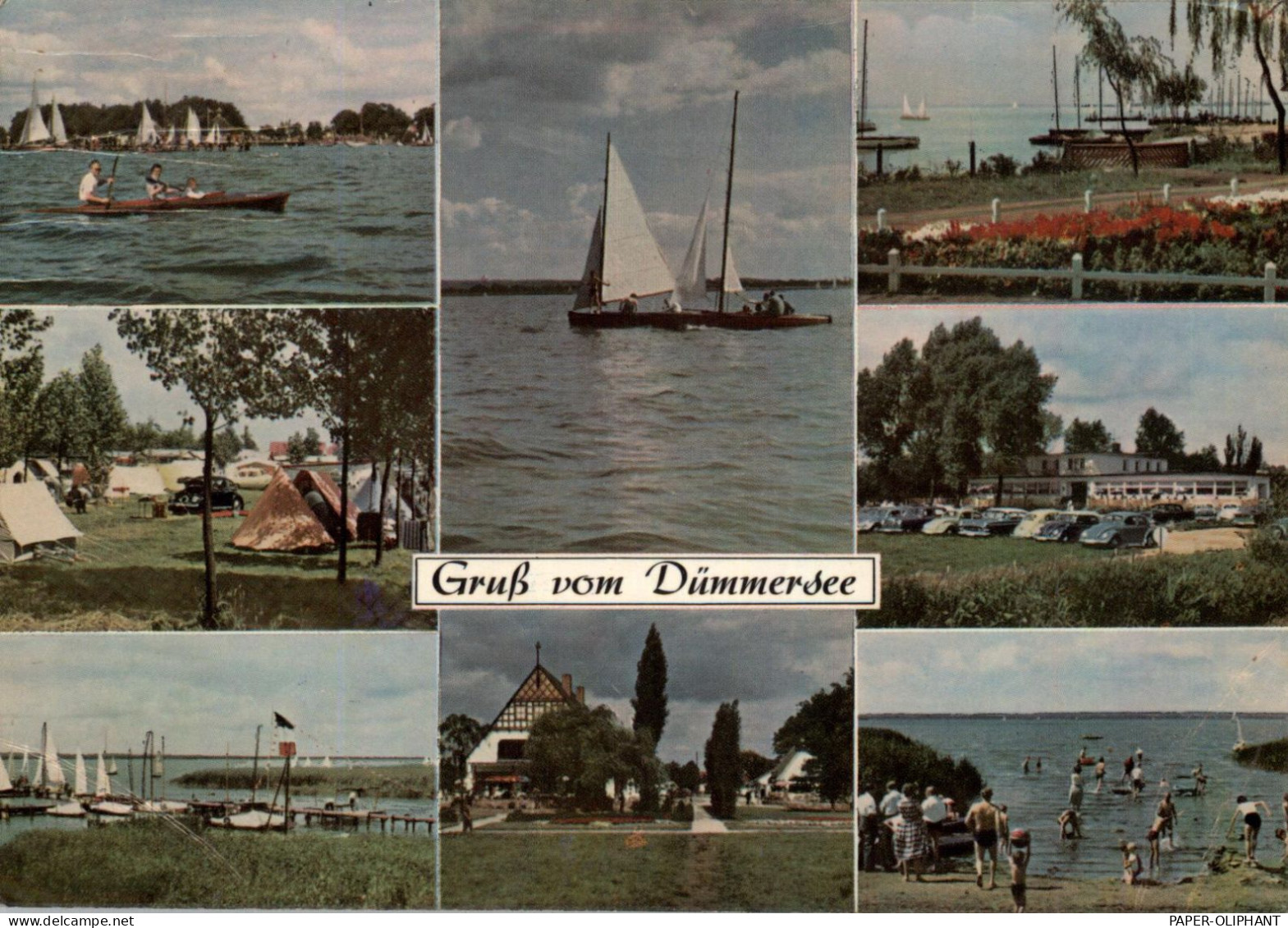 2844 LEMFÖRDE - HÜDE, Campingplatz Dümmer, 1965 - Diepholz