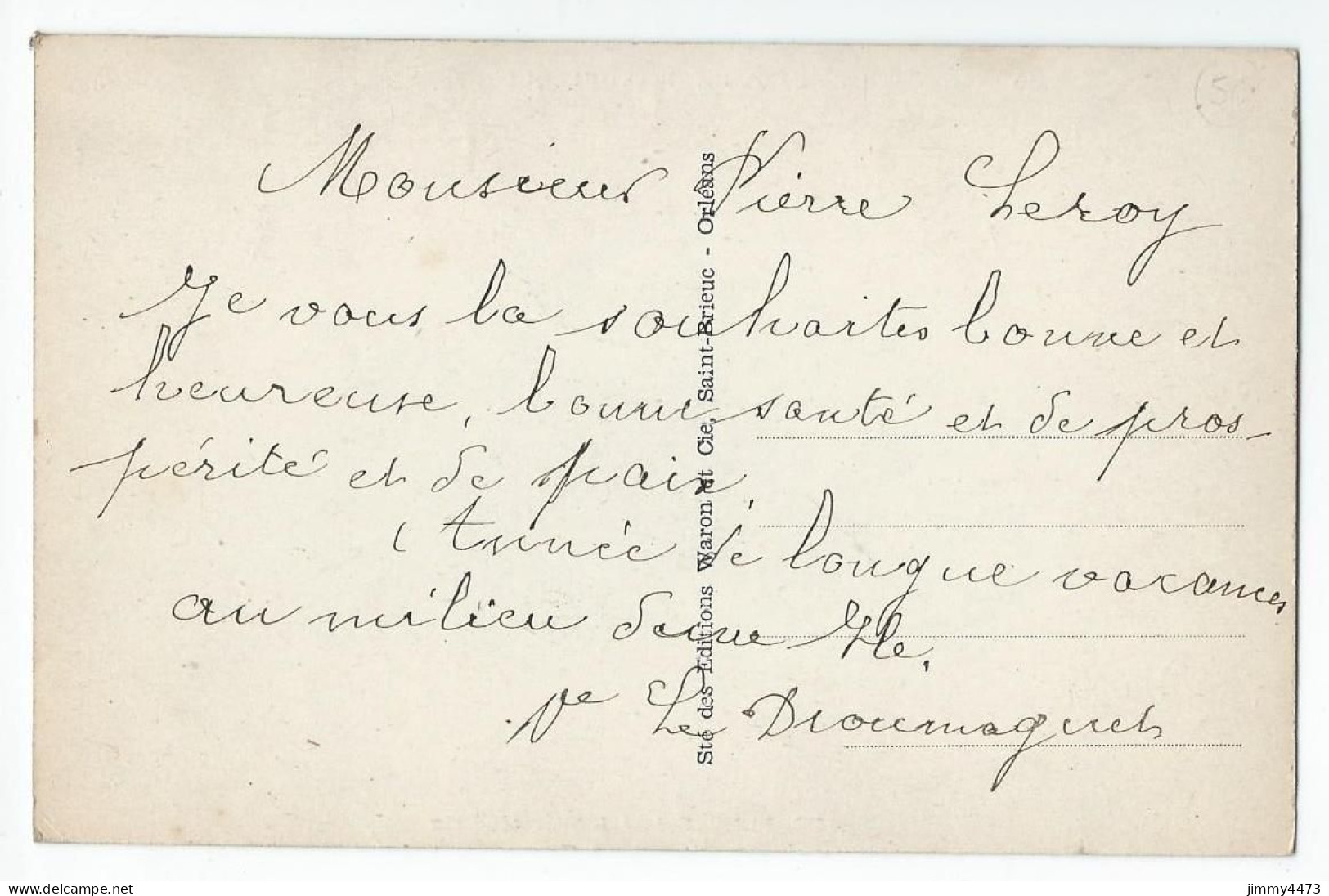 CPA - Dolmen - PENVERN - L'Allée Couverte - Edit. Waron Saint Brieuc N° 1572 - Dolmen & Menhirs