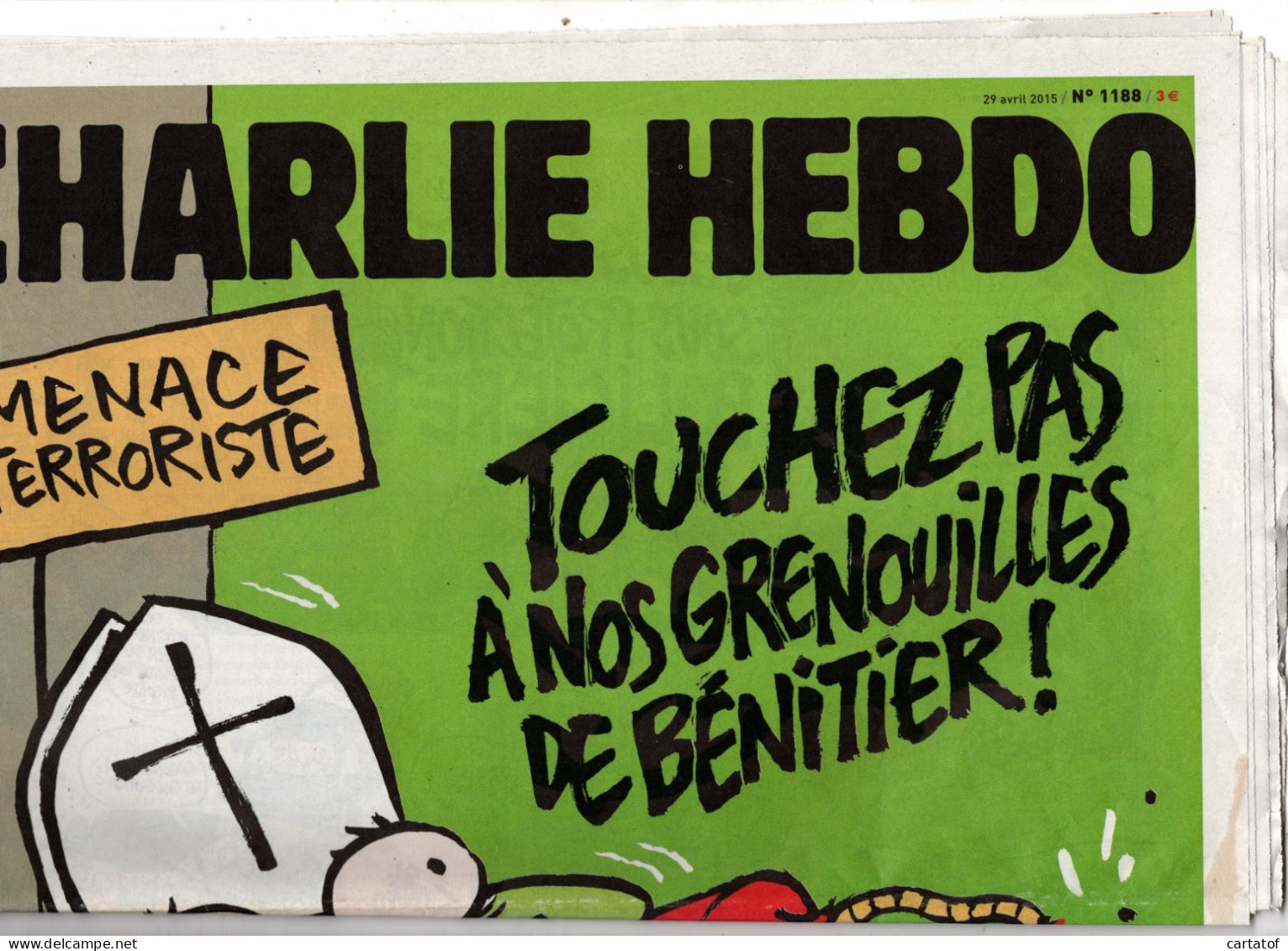 CHARLIE HEBDO N° 1188 Avril 2015 - Humour