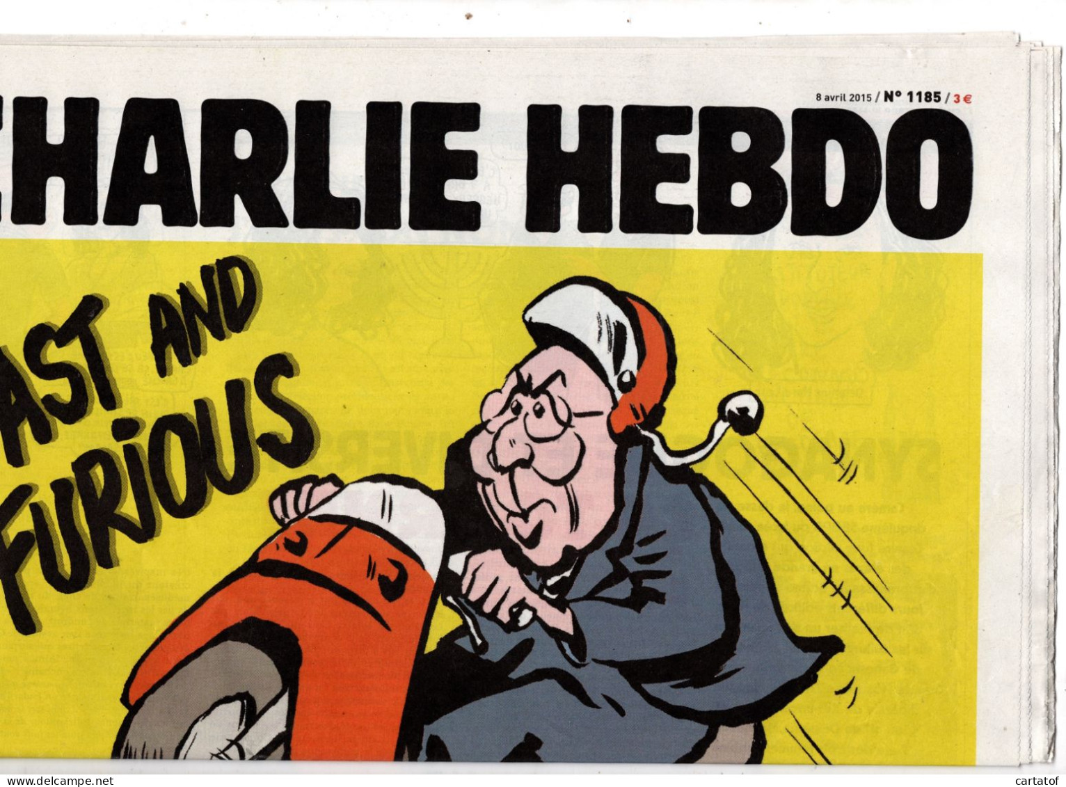 CHARLIE HEBDO N° 1185 Avril 2015 - Humour