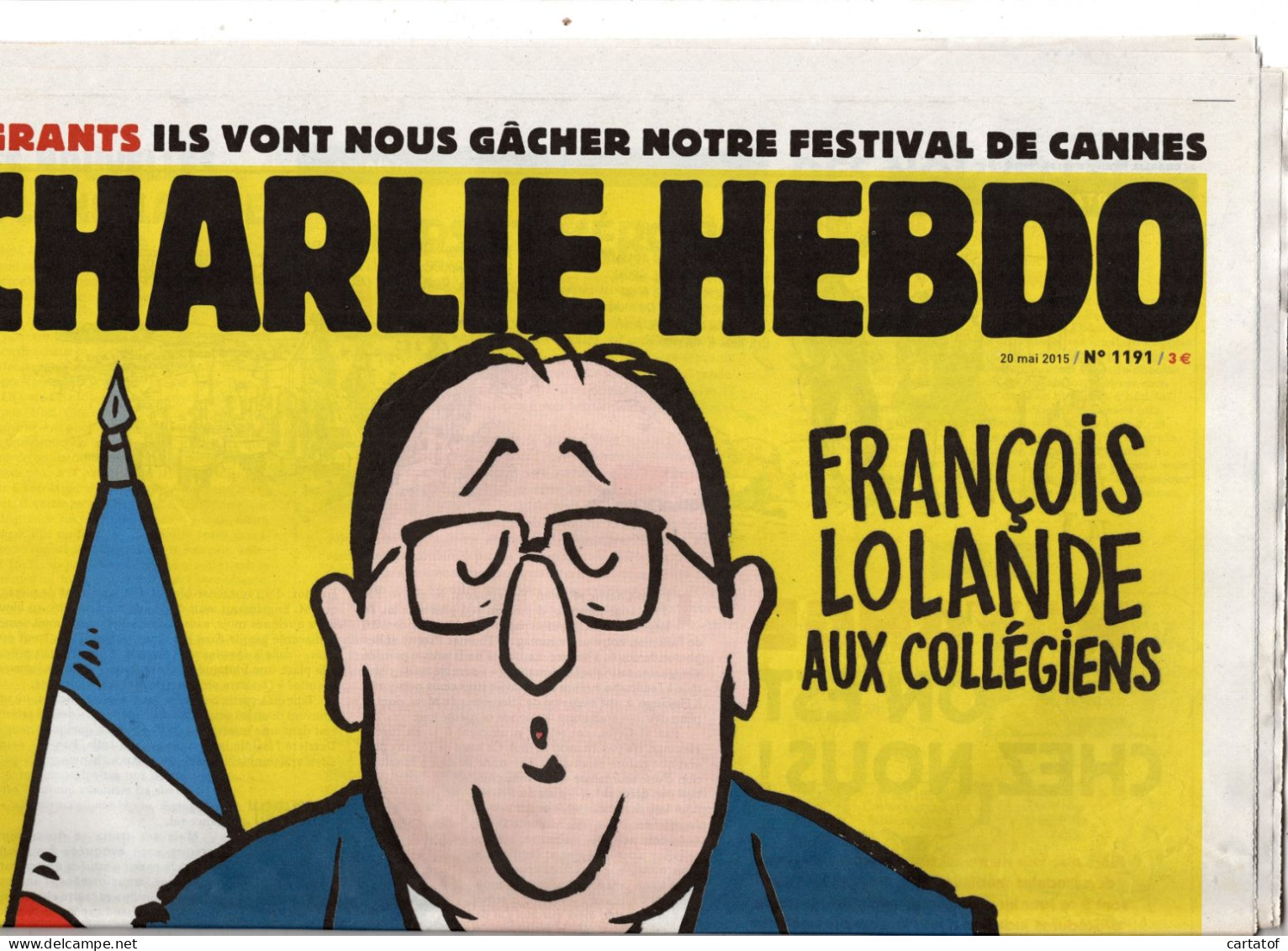 CHARLIE HEBDO N° 1191 Mai 2015 - Humour