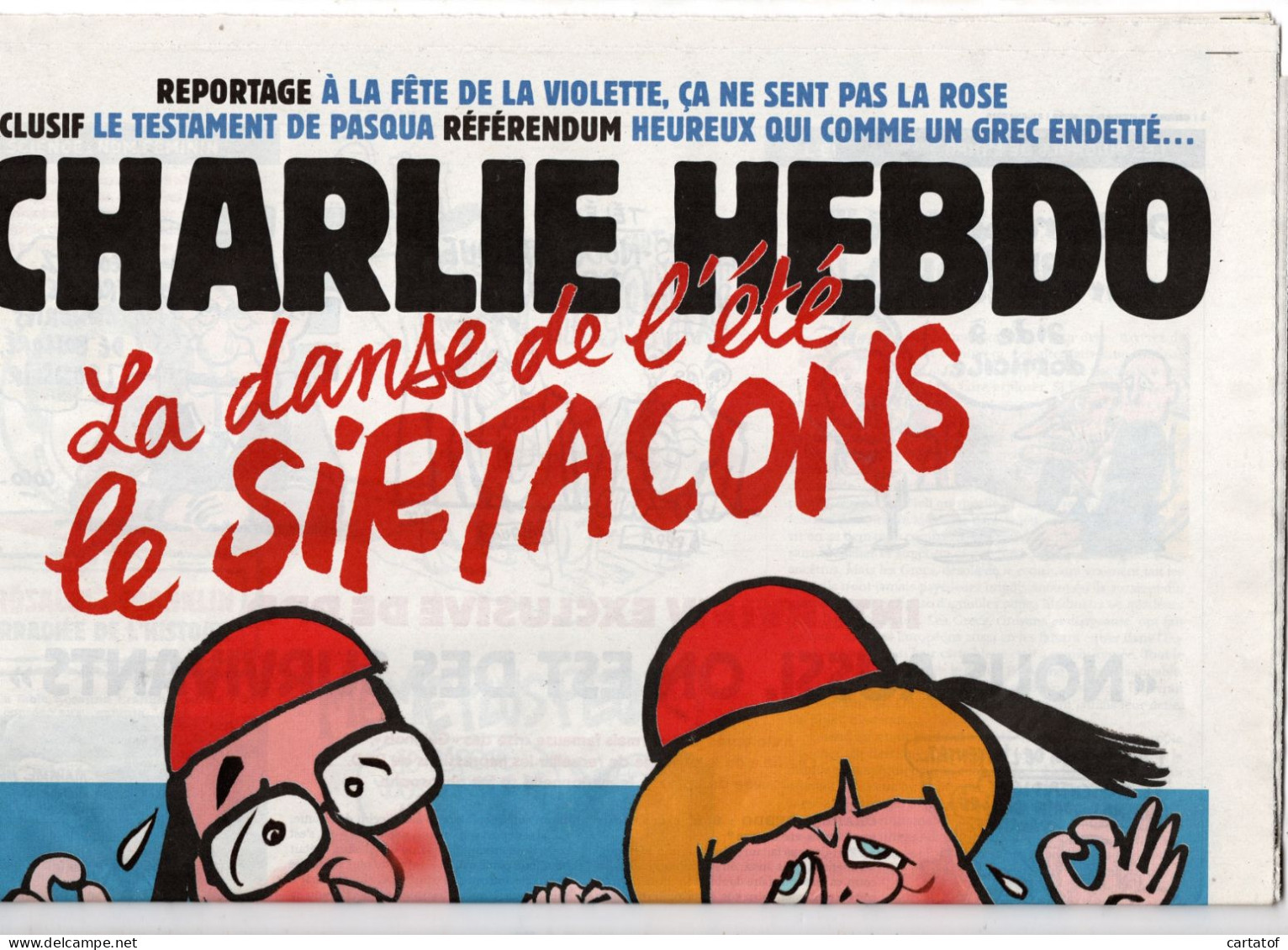 CHARLIE HEBDO N° 1198 Juillet 2015 - Humor