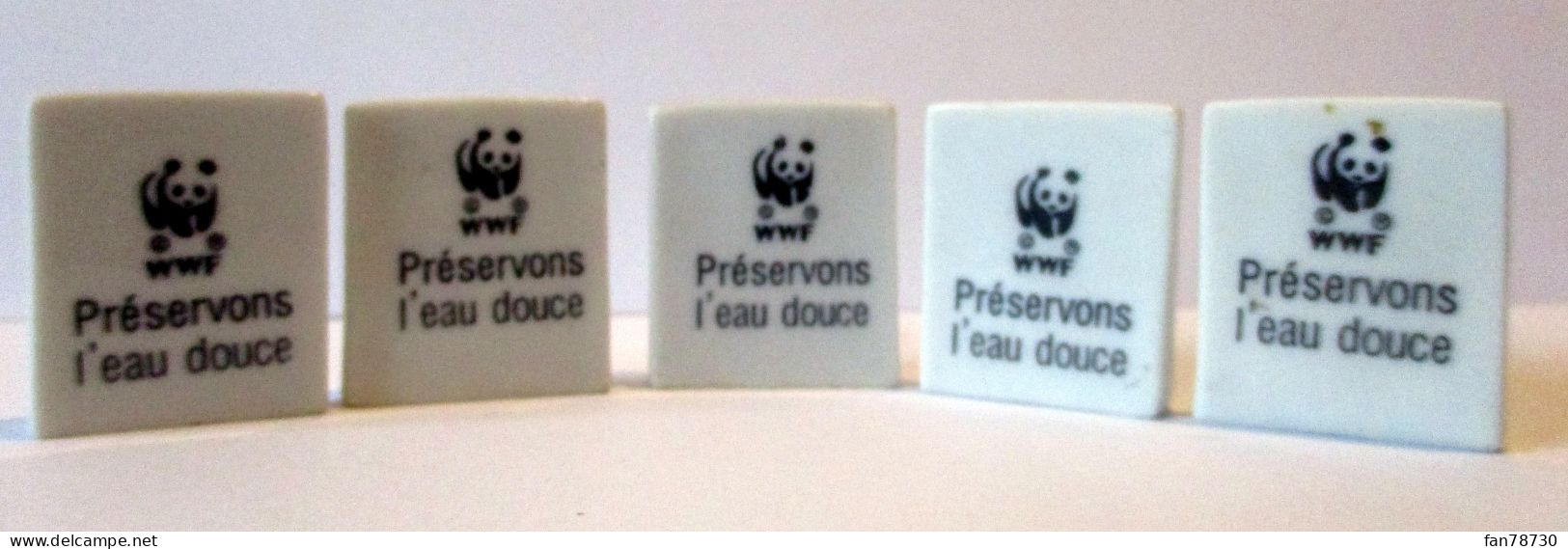 Fèves Brillantes  -  Préservons L'eau Douce  WWF - Série Complète - Frais Du Site Déduits - Dieren