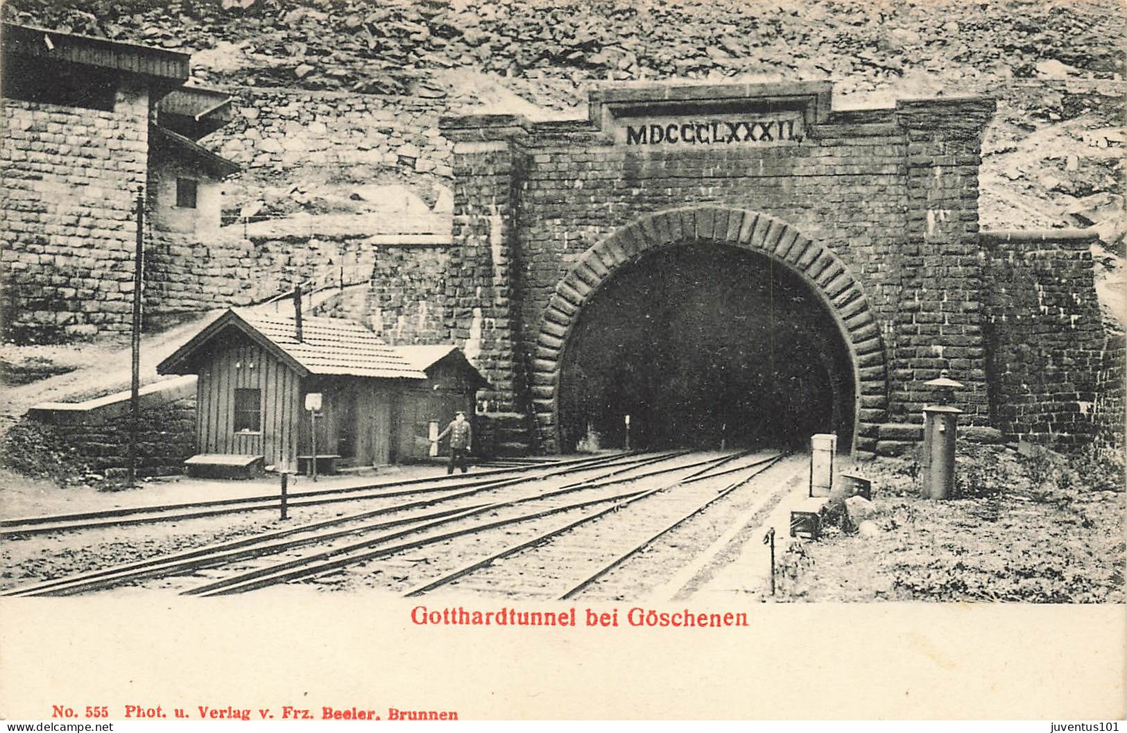 CPA Gotthardtunnel Bei Göschenen      L2657 - Göschenen