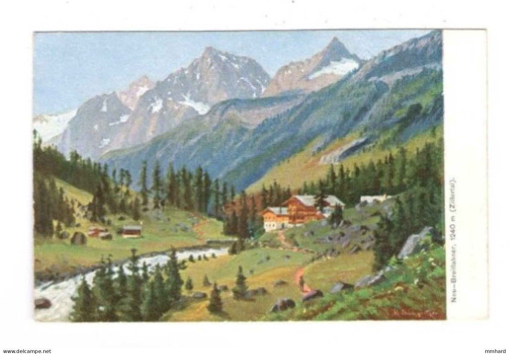 Alte AK Neu-Breitlahner Zillertal Tirol Österreich Austria - Zillertal