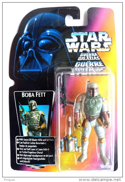 BLISTER EU FIGURINE STAR WARS 1995   BOBA FETT - Poder De La Fuerza