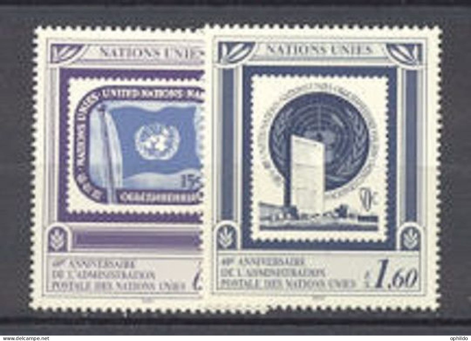 Nations Unies  Genève   214/215  * *  TB    - Unused Stamps