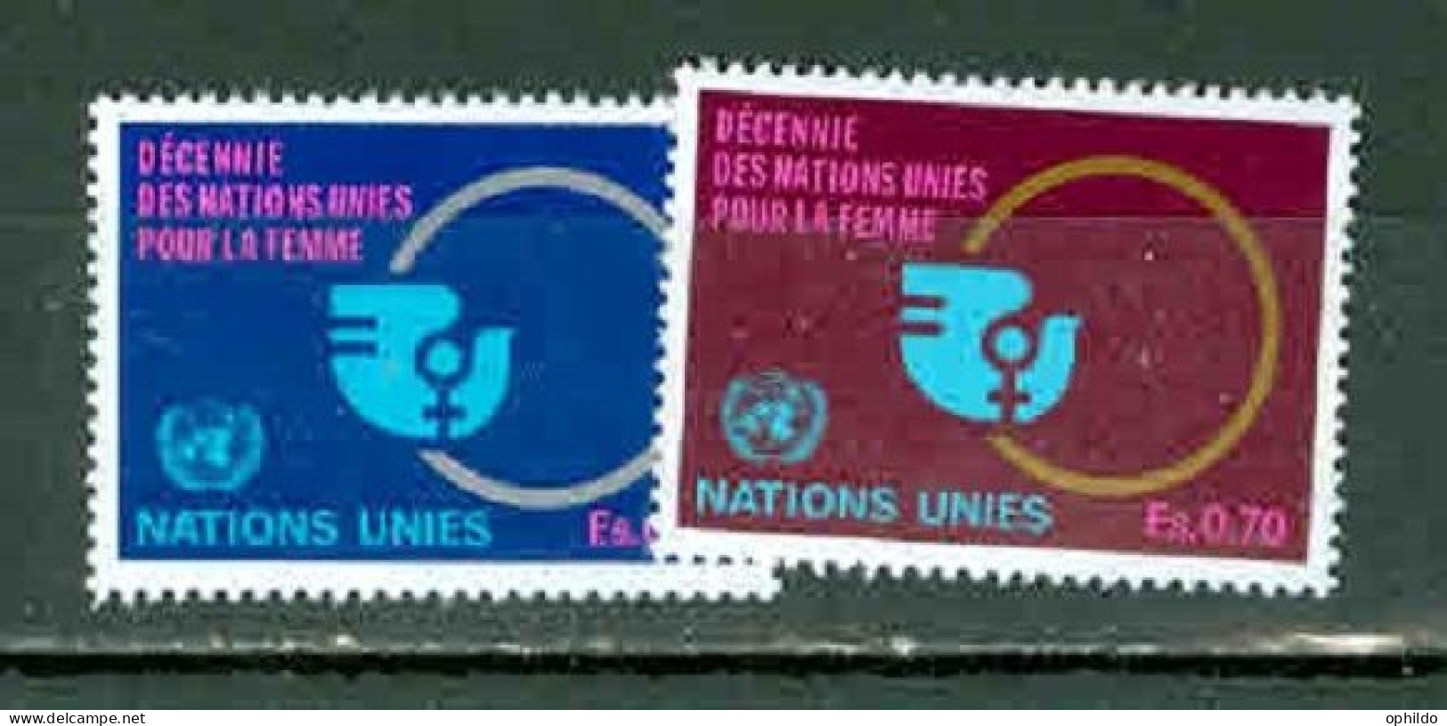 Nations Unies  Genève   89/90  * *  TB    - Unused Stamps