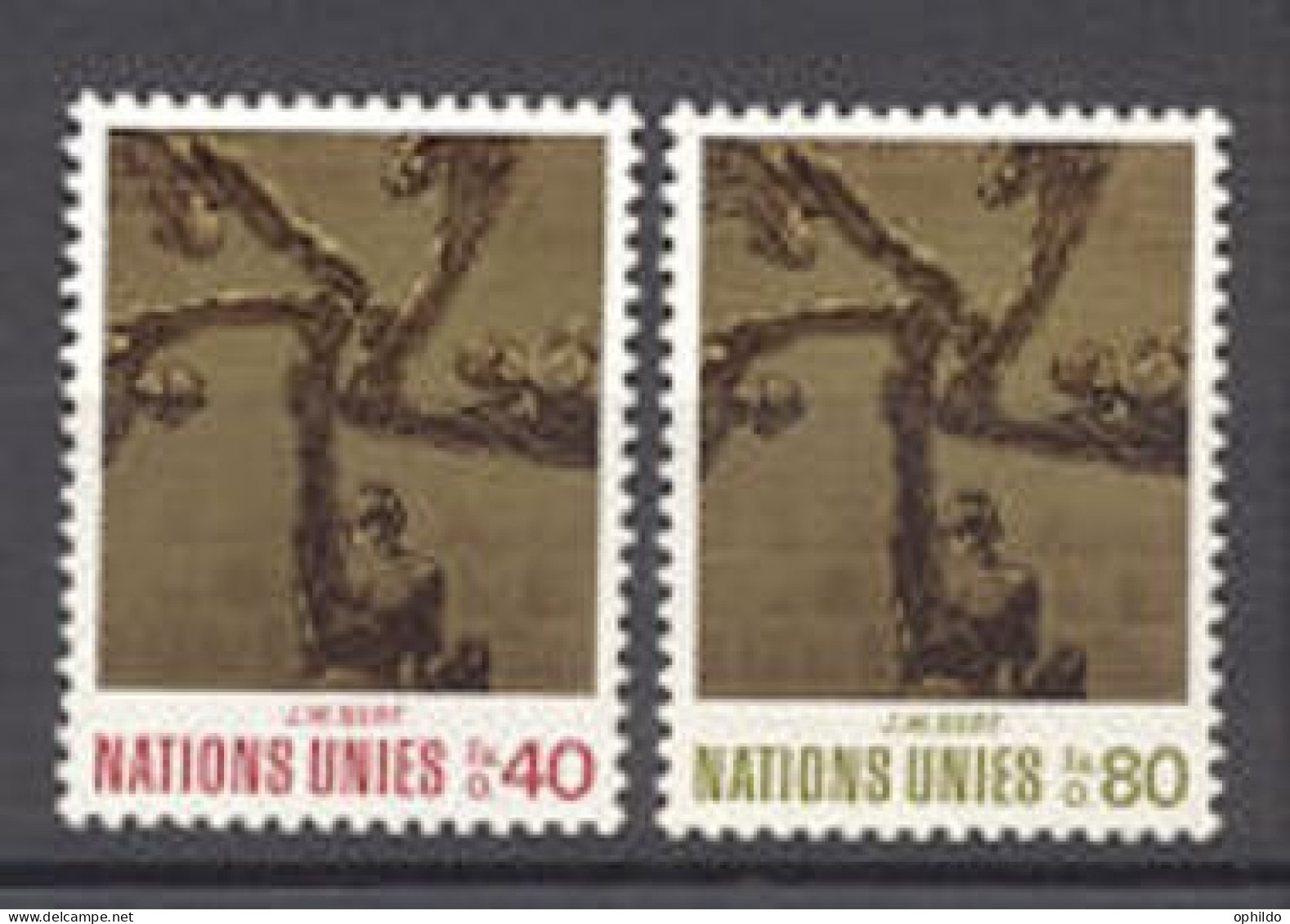 Nations Unies  Genève   28/29  * *  TB    - Unused Stamps