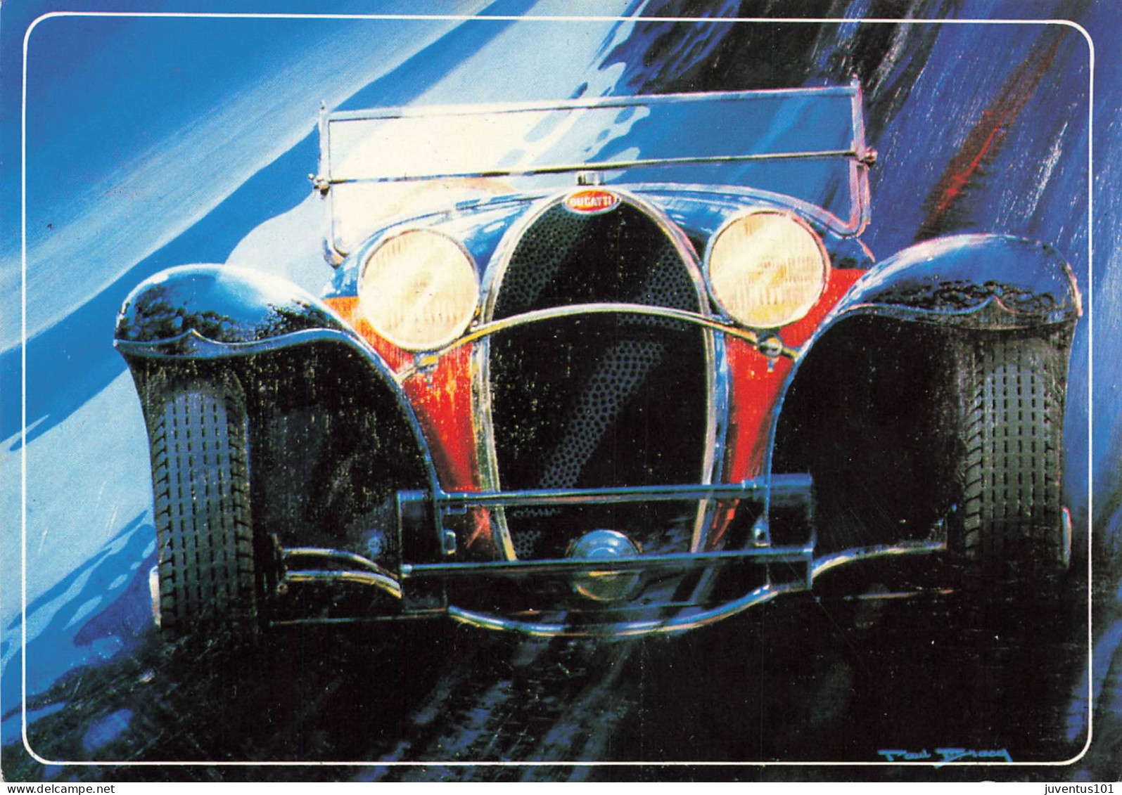 CPSM Bugatti Type 55-Bracq-Timbre      L2659 - Collections & Lots