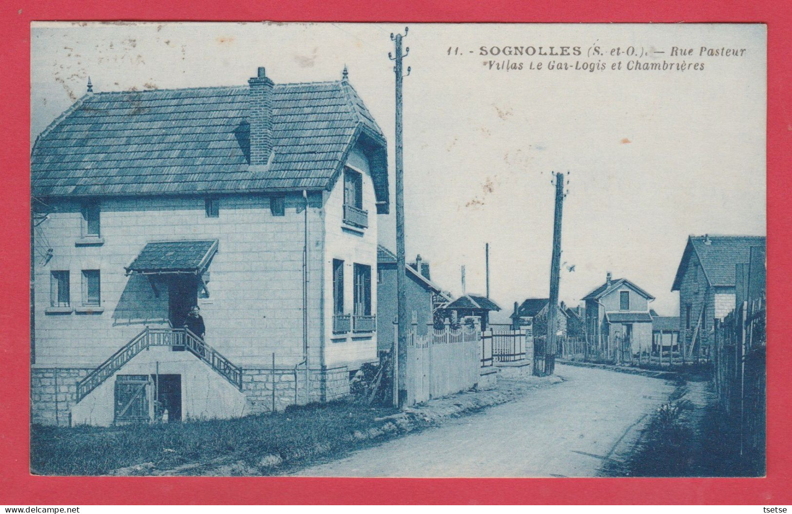 Sognolles - Rue Pasteur - Villa Le Gai-Logis Et Chambrières - 1939 ( Voir Verso ) - Mery Sur Oise