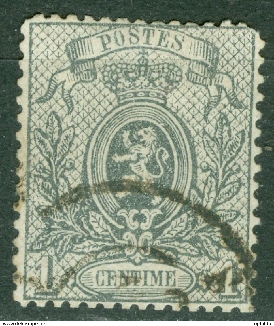 Belgique  23  Ob  B/TB  Signé Diena      - 1866-1867 Coat Of Arms