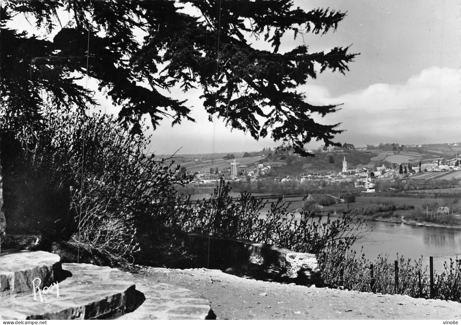 JK-23-6010 : VUE SUR OUDON PRISE DE CHAMPTOCEAUX - Oudon