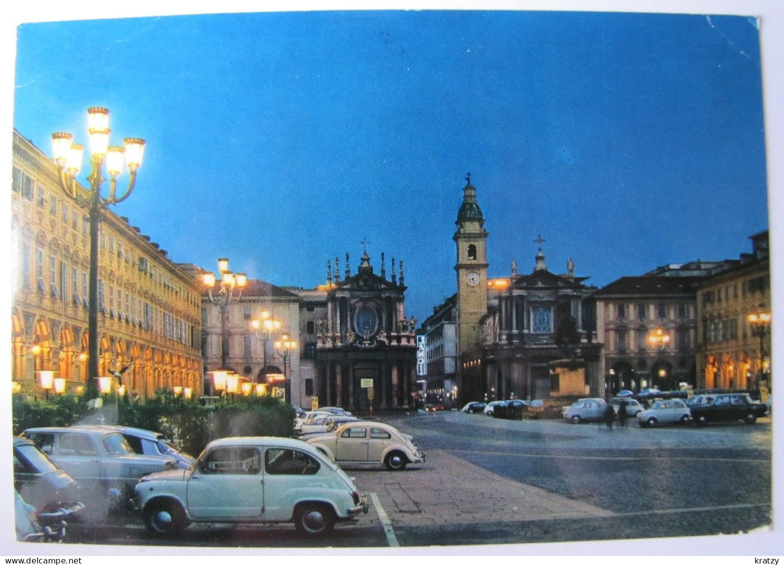 ITALIE - PIEMONTE - TORINO - Piazza San Carlo - Orte & Plätze