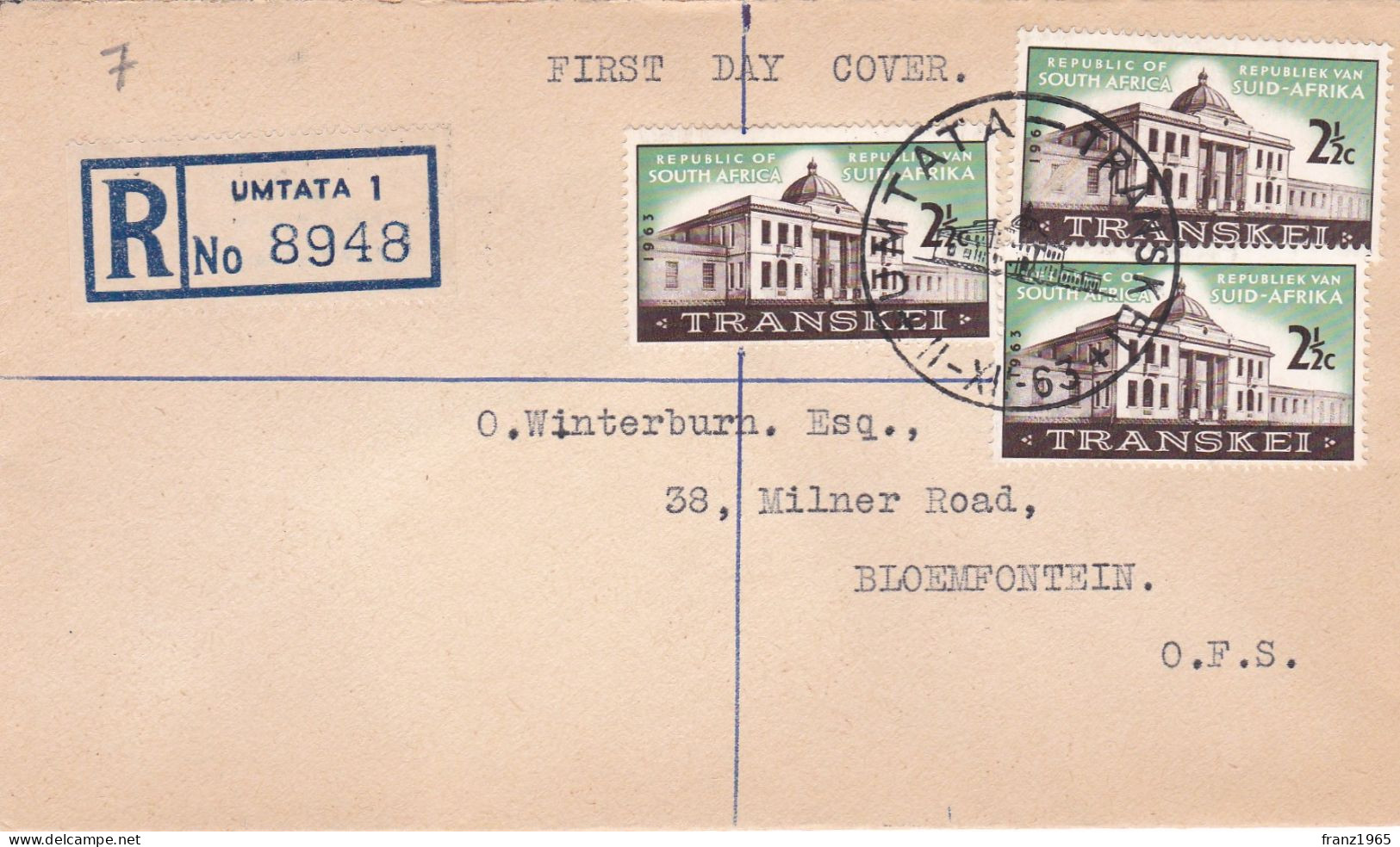 Transkei Parliament - 1963 - FDC