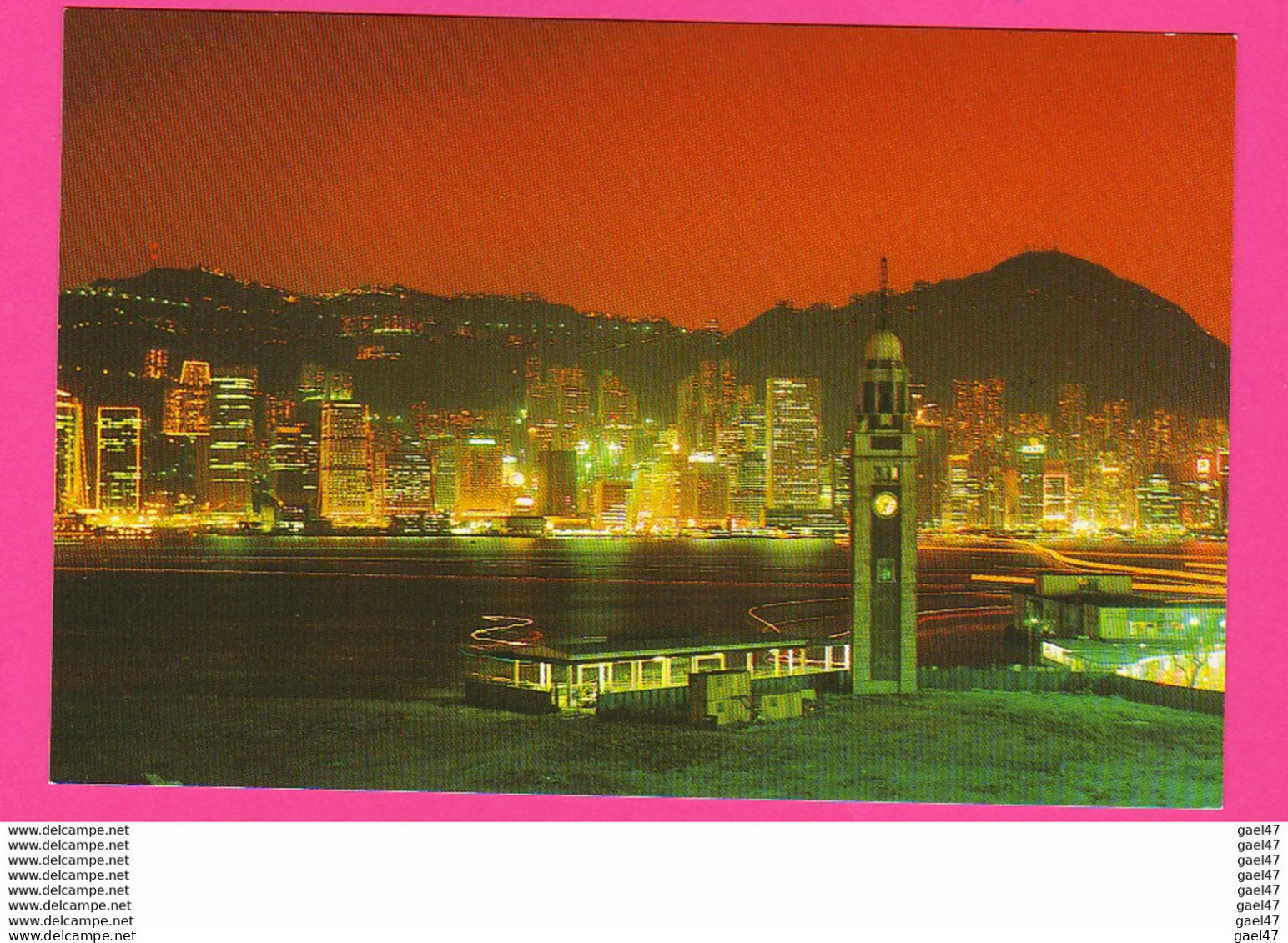 CP (Réf: Z 3717) (ASIE CHINE)  HONG KONG NIGHT SCENE - Chine (Hong Kong)