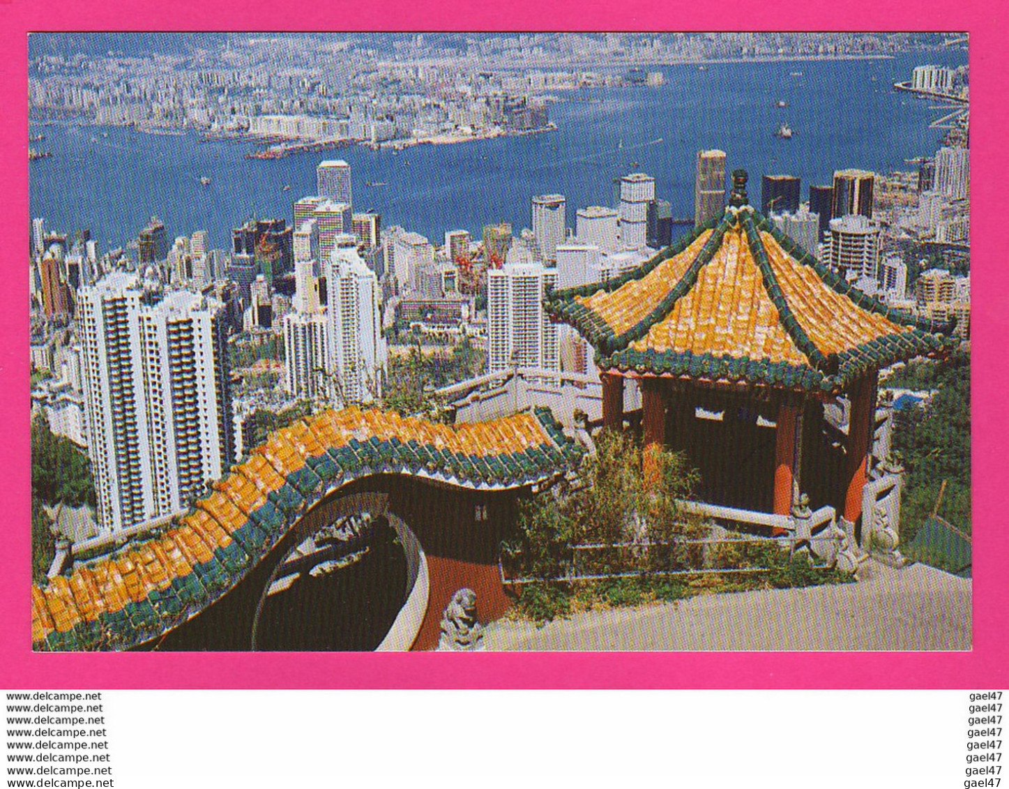 CP (Réf: Z 3683) (ASIE CHINE HONG KONG) KOWLOON FROM THE PEAK - Chine (Hong Kong)