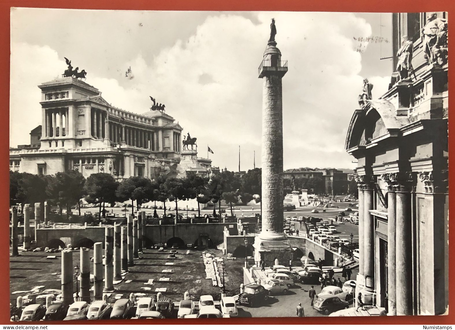 ROMA - Altare Della Patria E Colonna Traiana - 1963 (c11) - Altare Della Patria