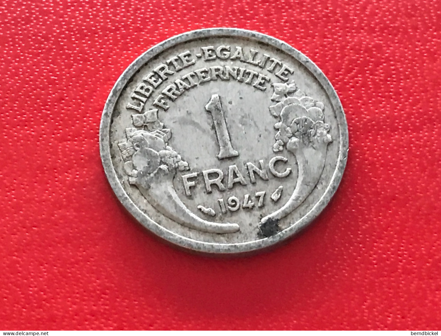 Münze Münzen Umlaufmünze Frankreich 1 Franc 1947 Ohne Münzzeichen - 1 Franc