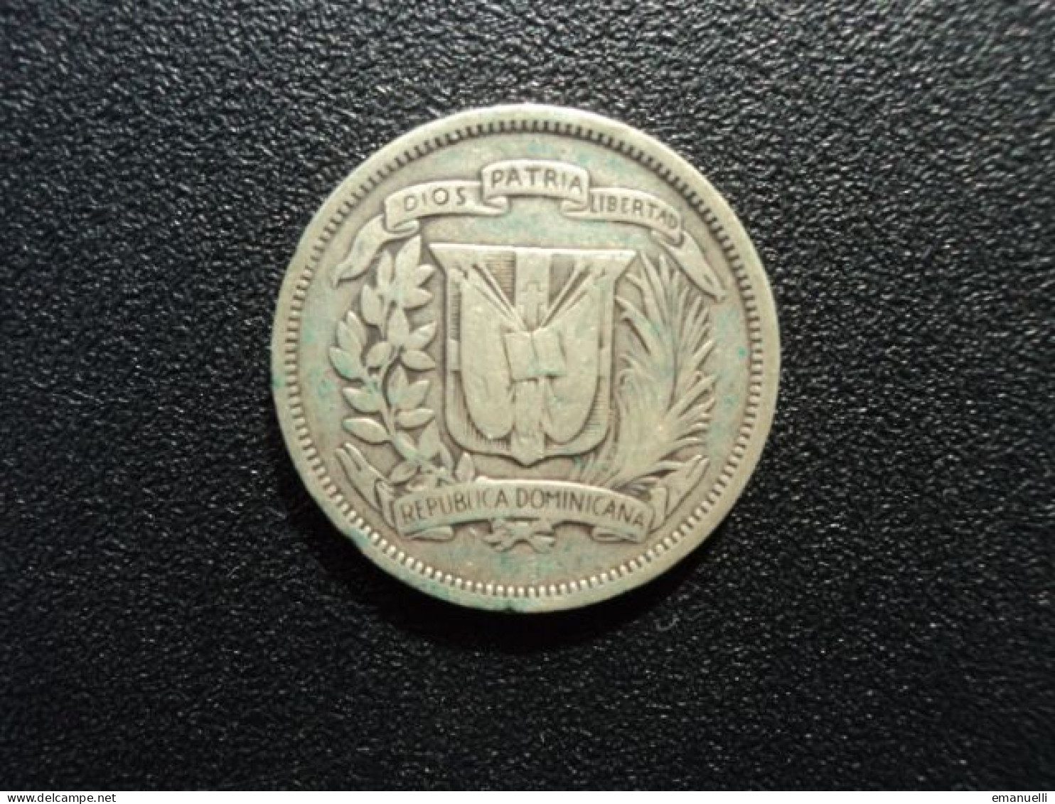 RÉPUBLIQUE DOMINICAINE * : 25 CENTAVOS   1956 **  KM 20     TB+ - Dominicaine