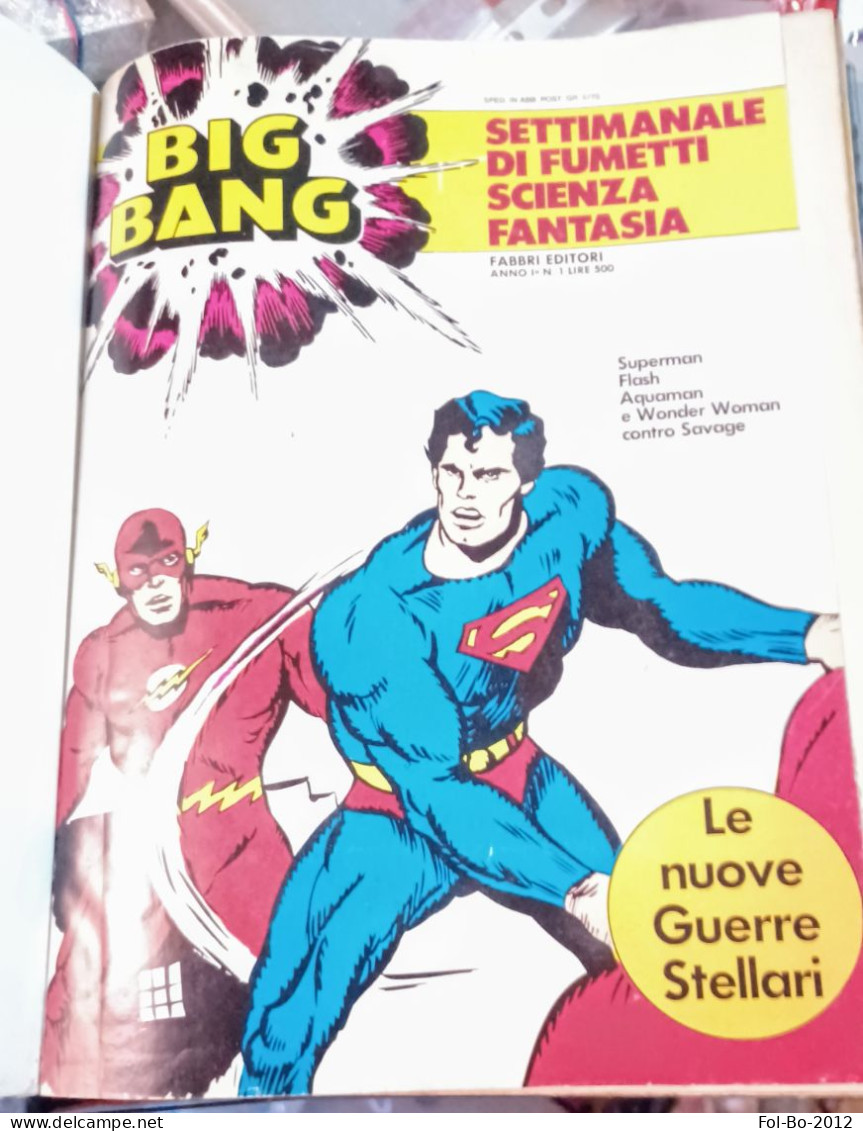 Big Bang Serie Completa 1 A13 Rilegata 1979 - Super Eroi