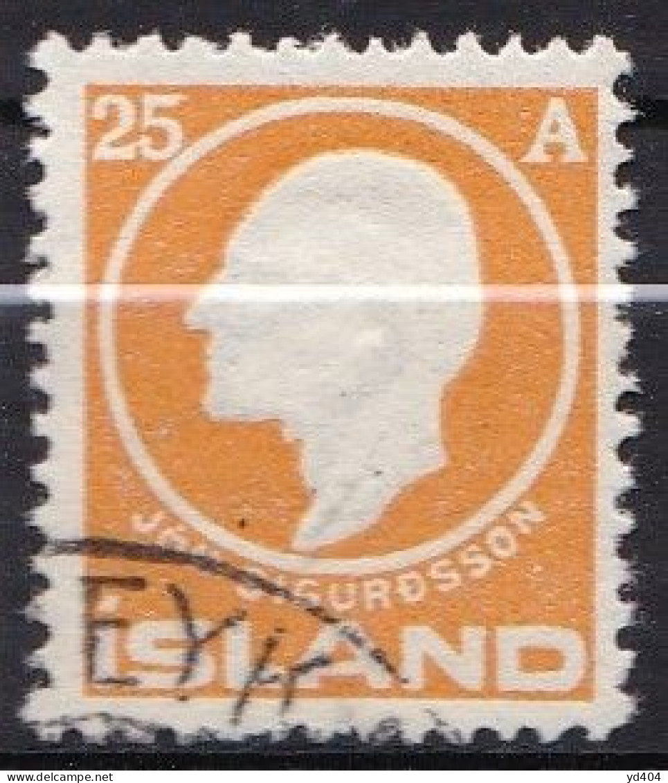 IS011D – ISLANDE – ICELAND – 1911 – JON SIGURDSSON – SG # 101 USED 52 € - Gebruikt