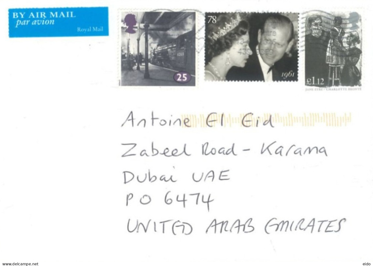 GREAT BRITAIN. - 2016, STAMPS COVER TO DUBAI. - Covers & Documents