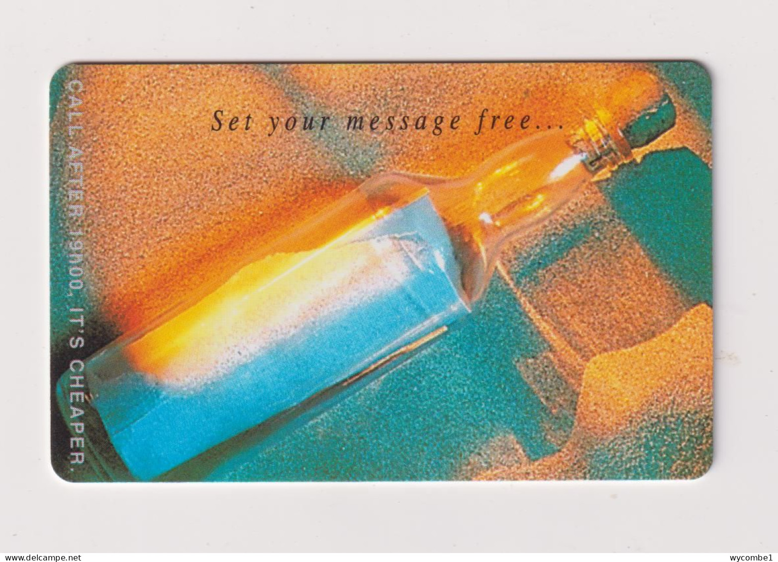 NAMIBIA  - Message In A Bottle Chip Phonecard - Namibia