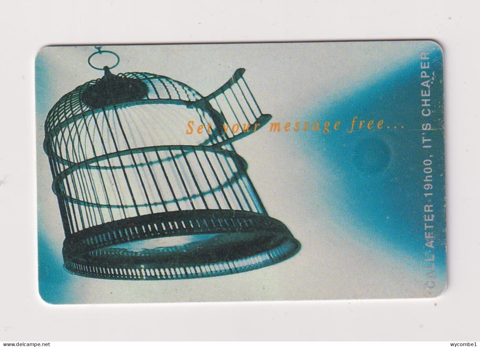 NAMIBIA  - Empty Bird Cage Chip Phonecard - Namibia