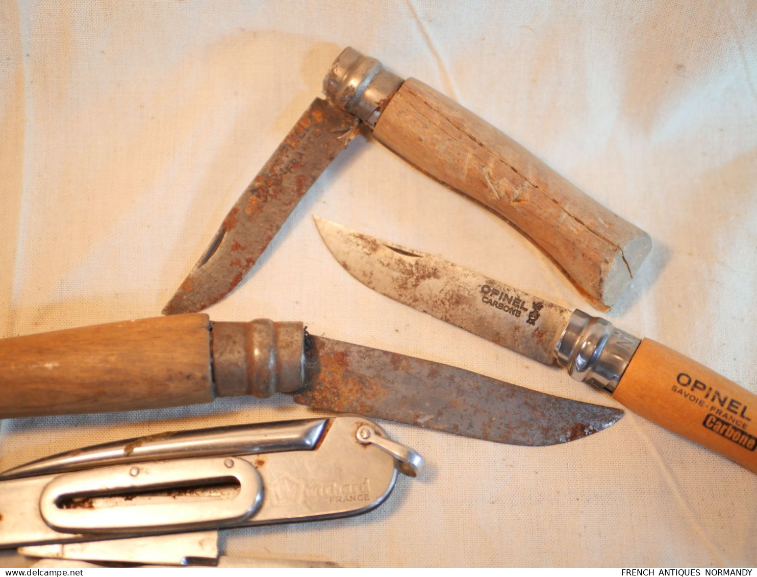 MARINE Et Divers - Lot De Couteaux, Canifs étarqueurs Marine, Couteaux De Marin, Opinels - EN L’ÉTAT - Armes Blanches