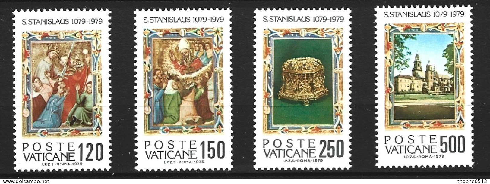 VATICAN. N°669-72 De 1979. Martyre De Saint Stanislas. - Cristianismo