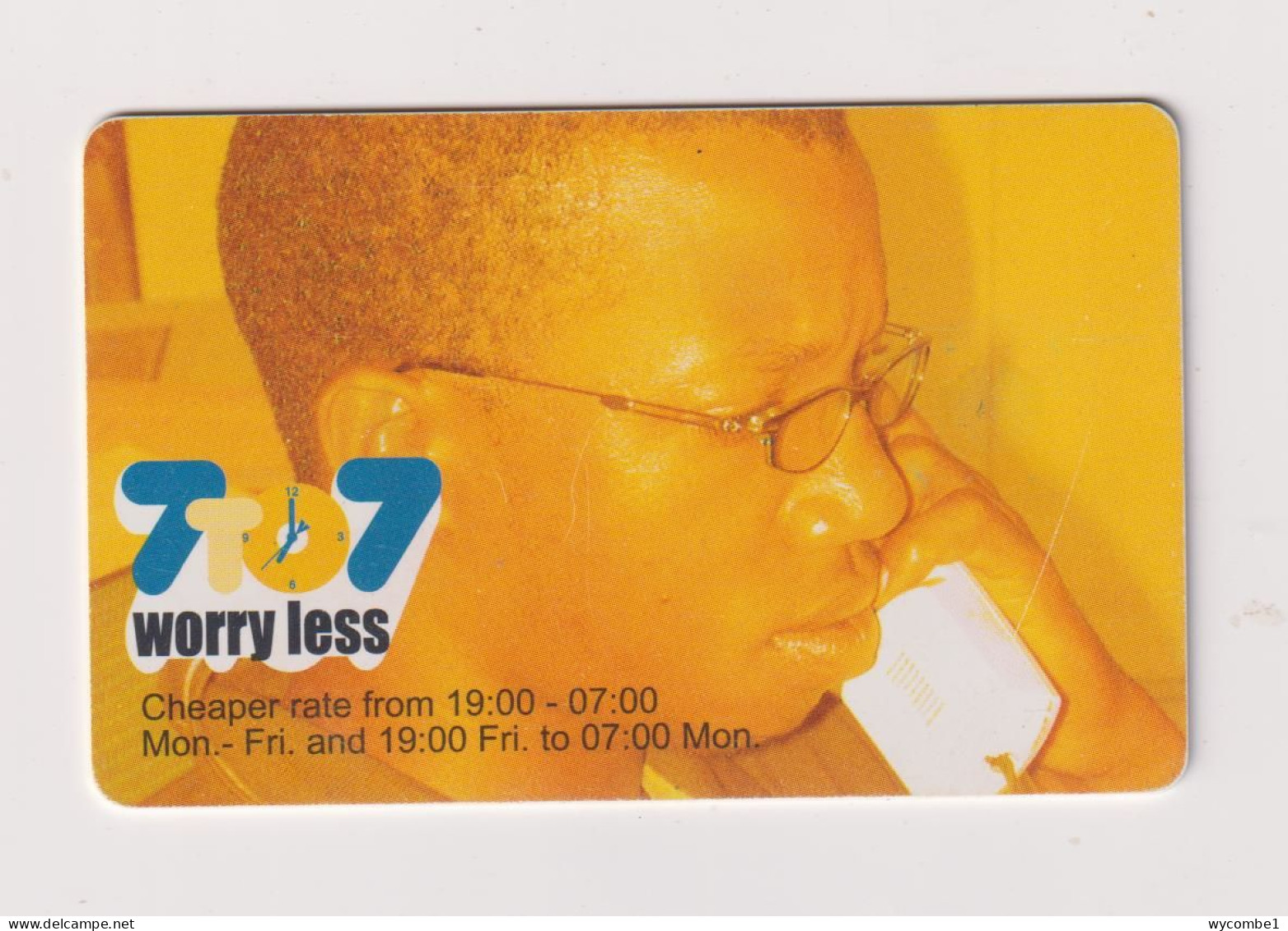 NAMIBIA  - Worry Less Chip Phonecard - Namibia