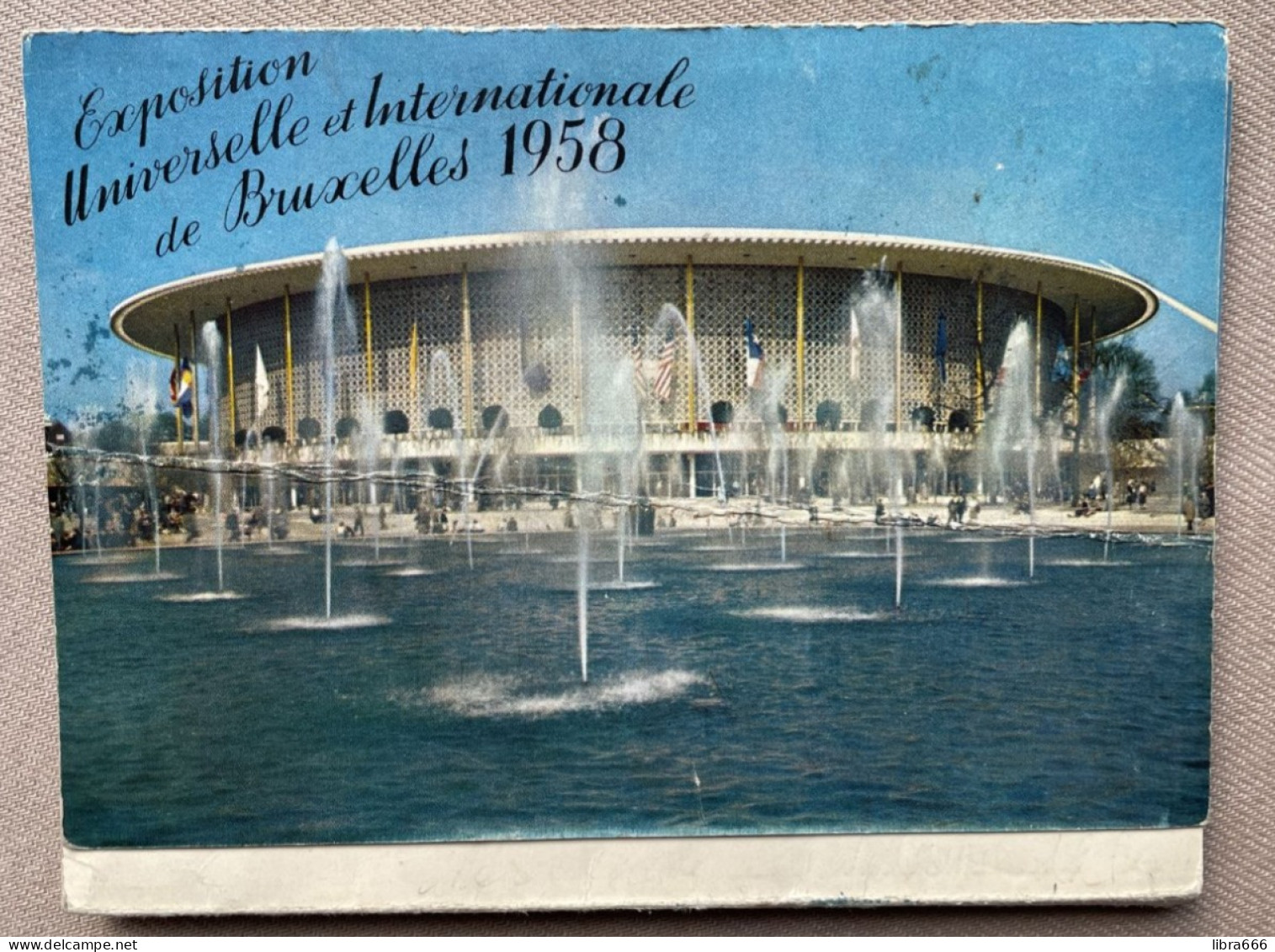 Carnet - Exposition Universelle Et Internationale De Bruxelles 1958 ( SÉRIE 8 C - 10 CARTES) / EGICARTE / 15 X 11 Cm. - Expositions