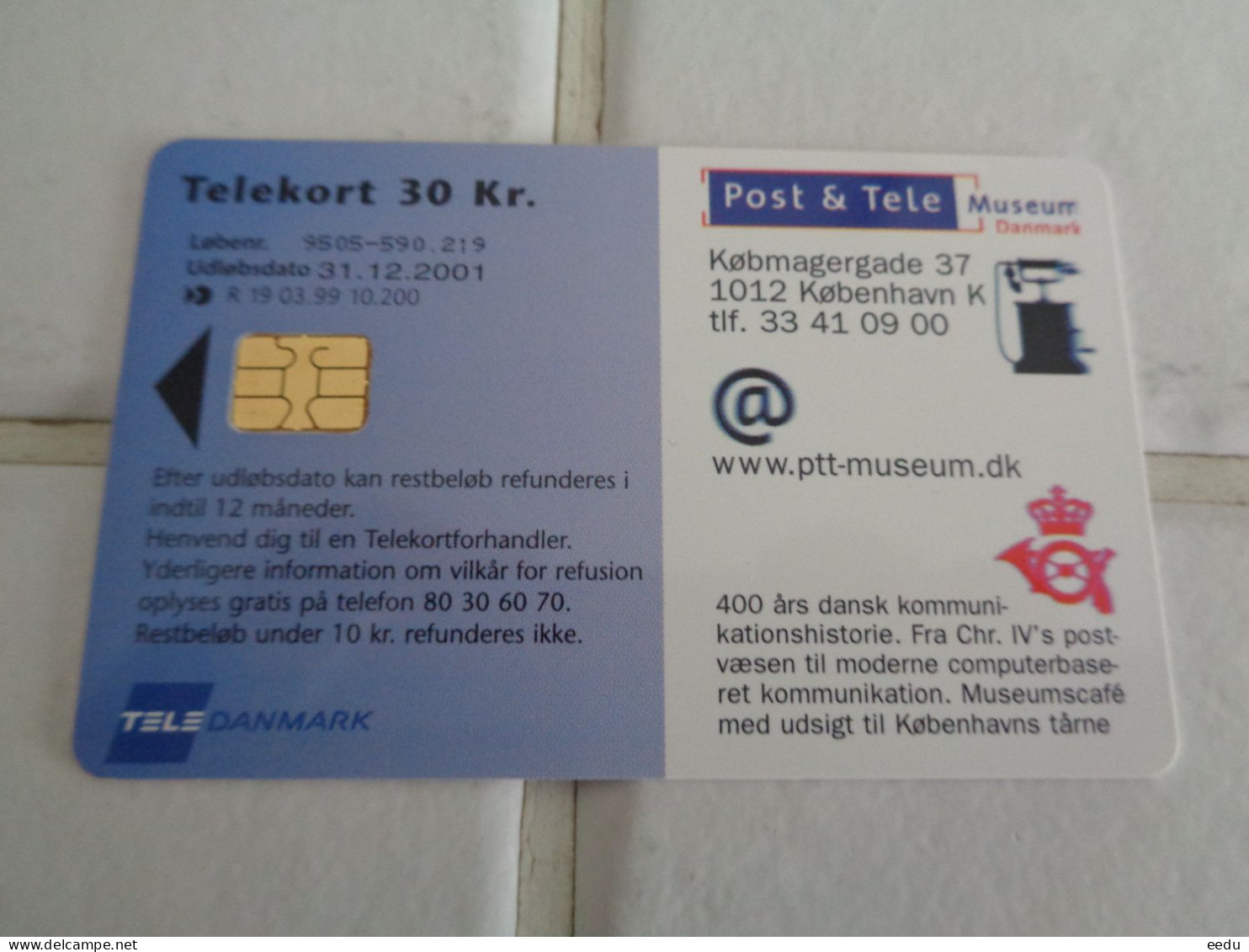 Denmark Phonecard - Telefone