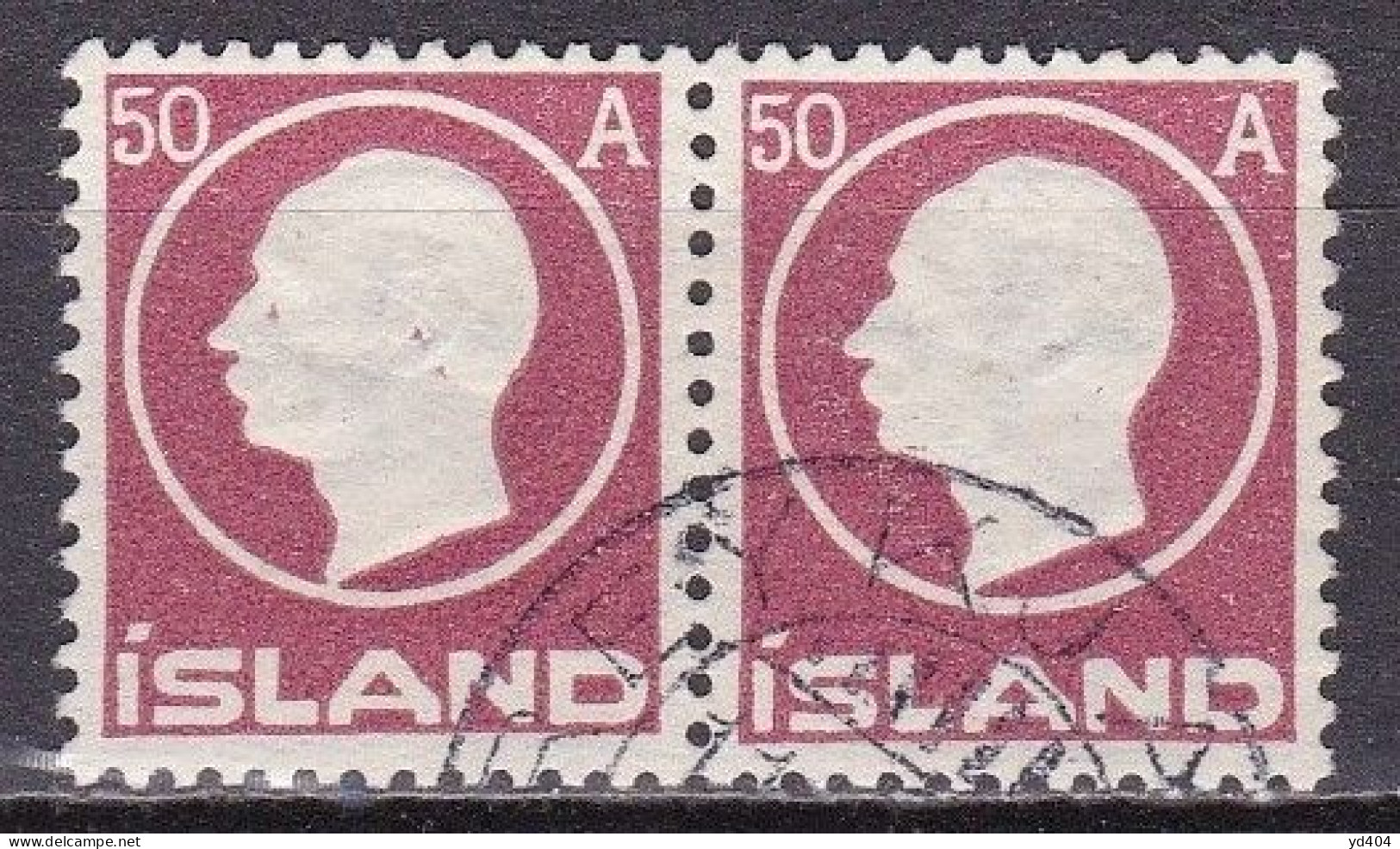 IS012E – ISLANDE – ICELAND – 1912 – KING FRDERIK VIII – SG # 105(x2) USED 77 € - Used Stamps