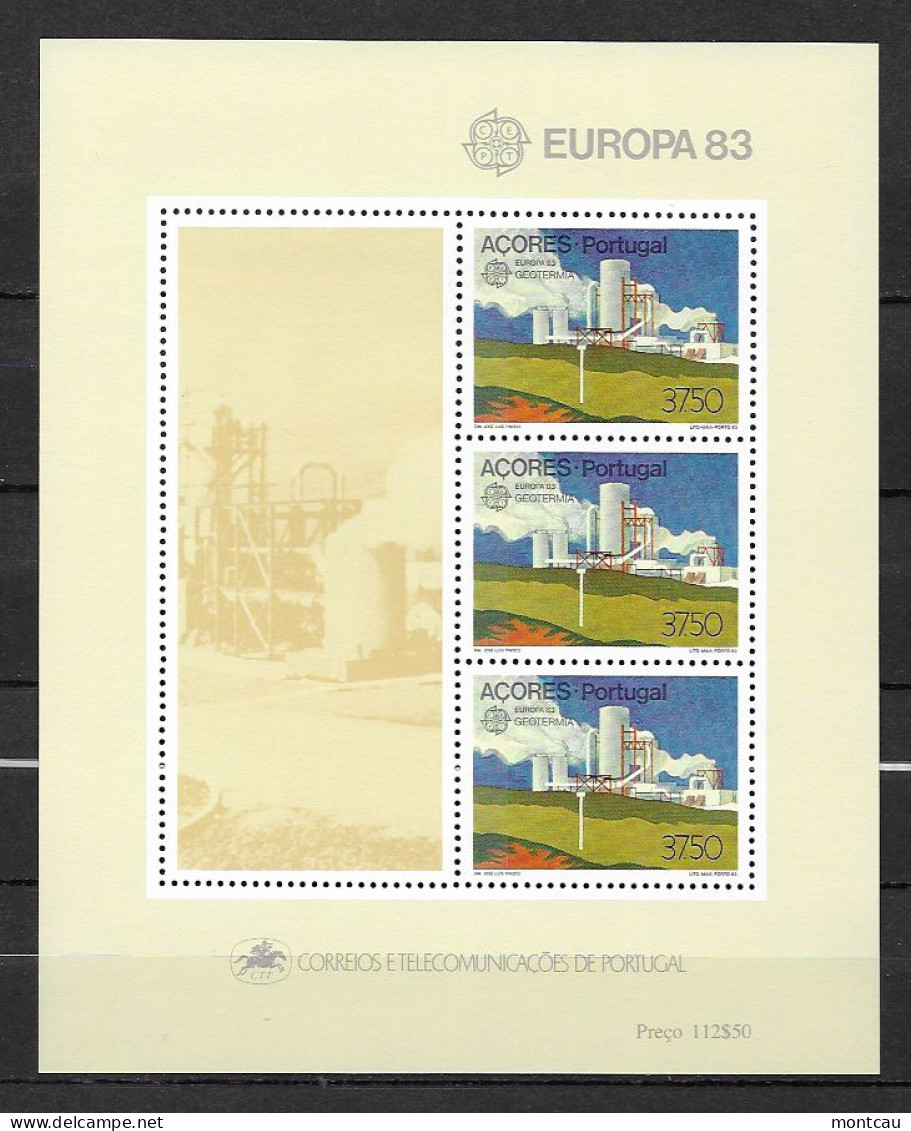 Azores 1983.  Europa Mi BL4  (**) - 1983