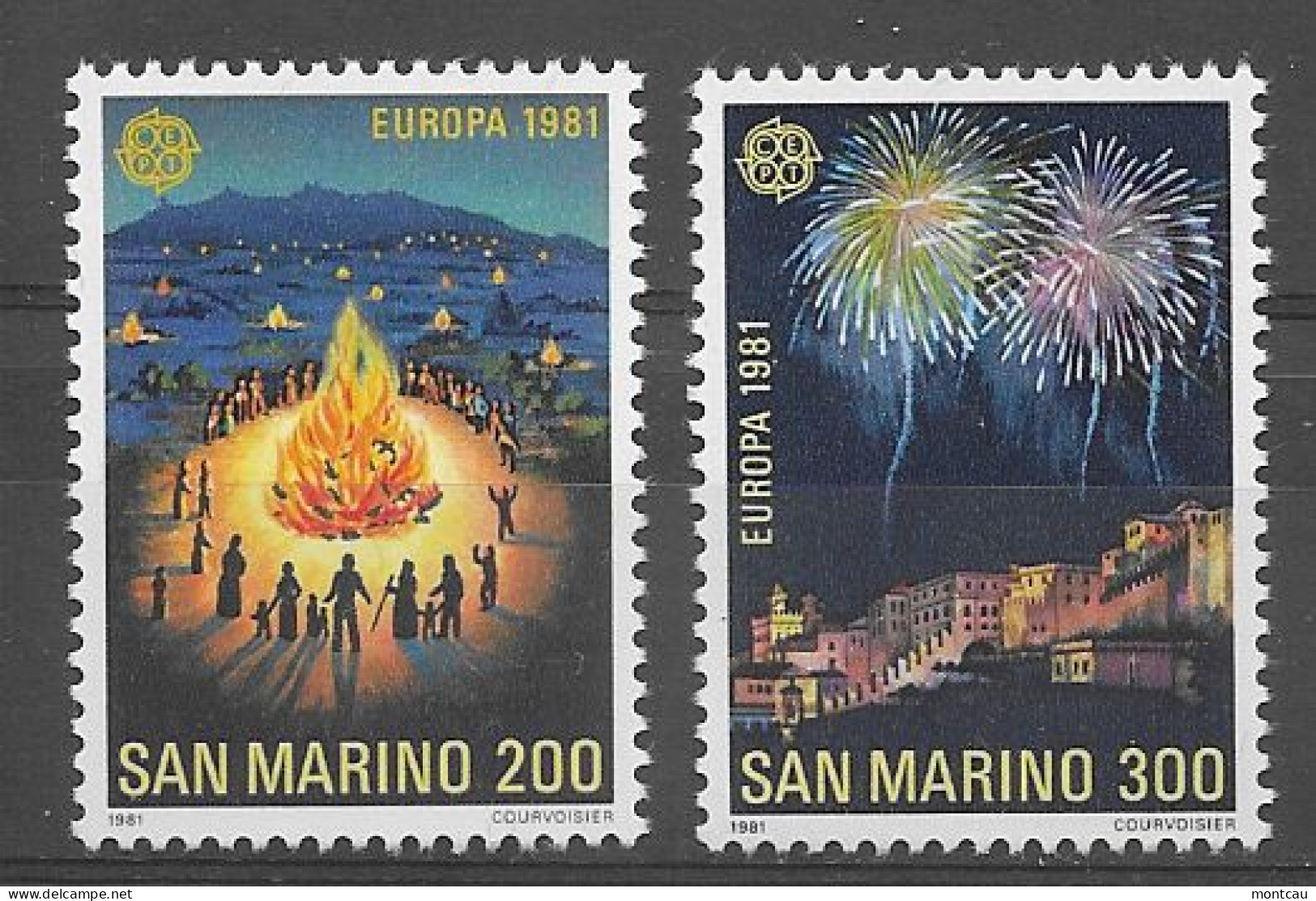 San Marino 1981.  Europa Mi 1225-26  (**) - 1981