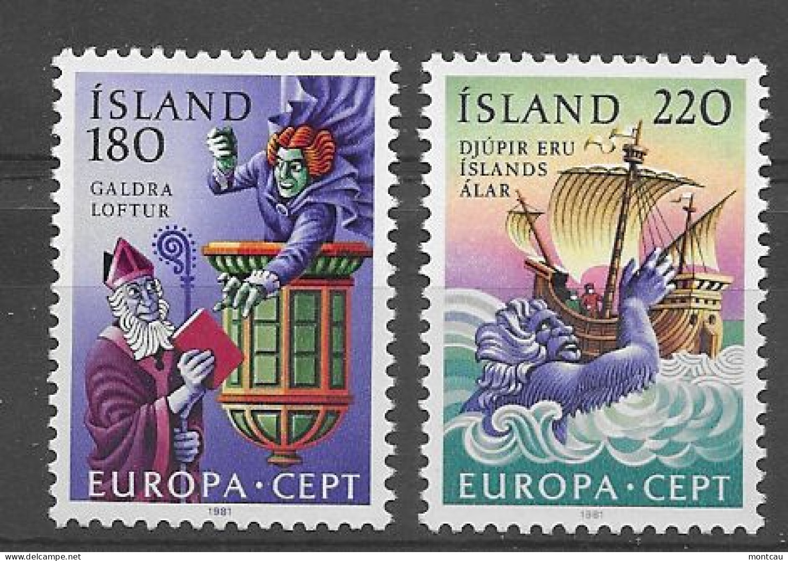 Islandia 1981.  Europa Mi 565-66  (**) - 1981