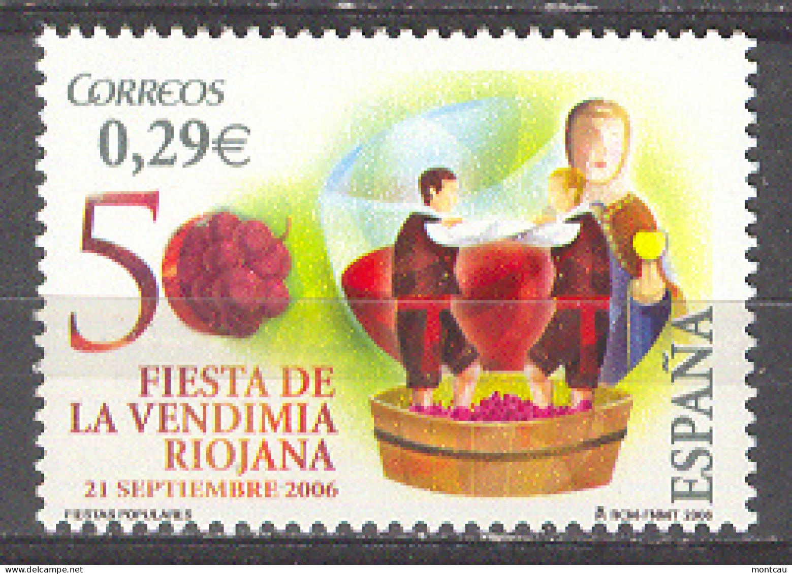 Spain 2006. Fiesta De La Vendimia Ed 4265 (**) - Vinos Y Alcoholes