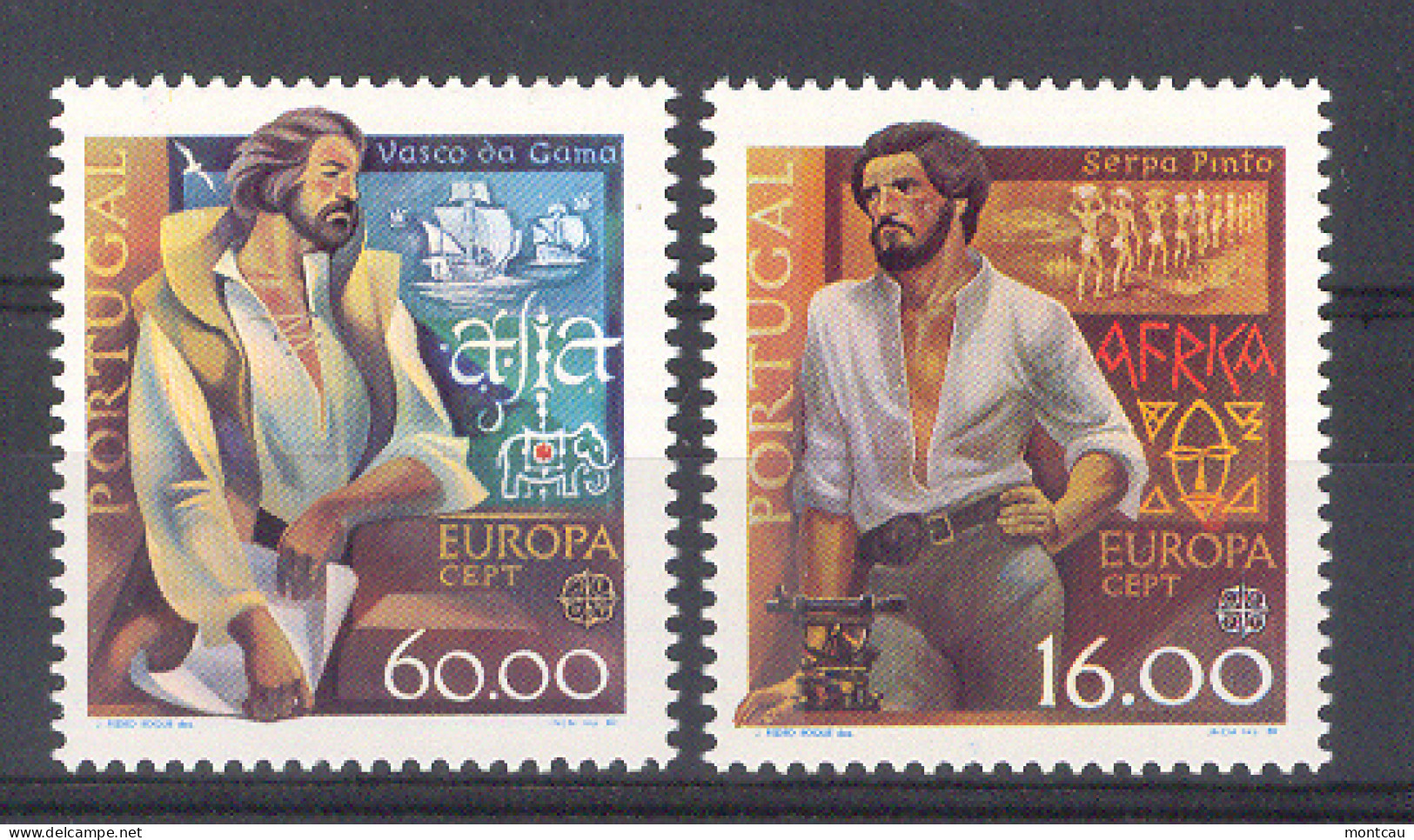 Europa 1980. Portugal Mi 1488-89 Sc 1461-61 Yv 1466-67 - 1980