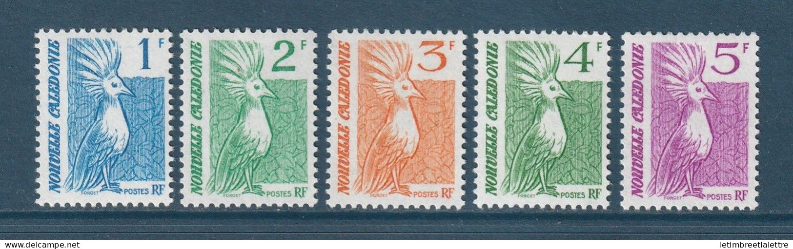 Nouvelle Calédonie - YT N° 568 à 572 ** - Neuf Sans Charnière - 1988 - Unused Stamps