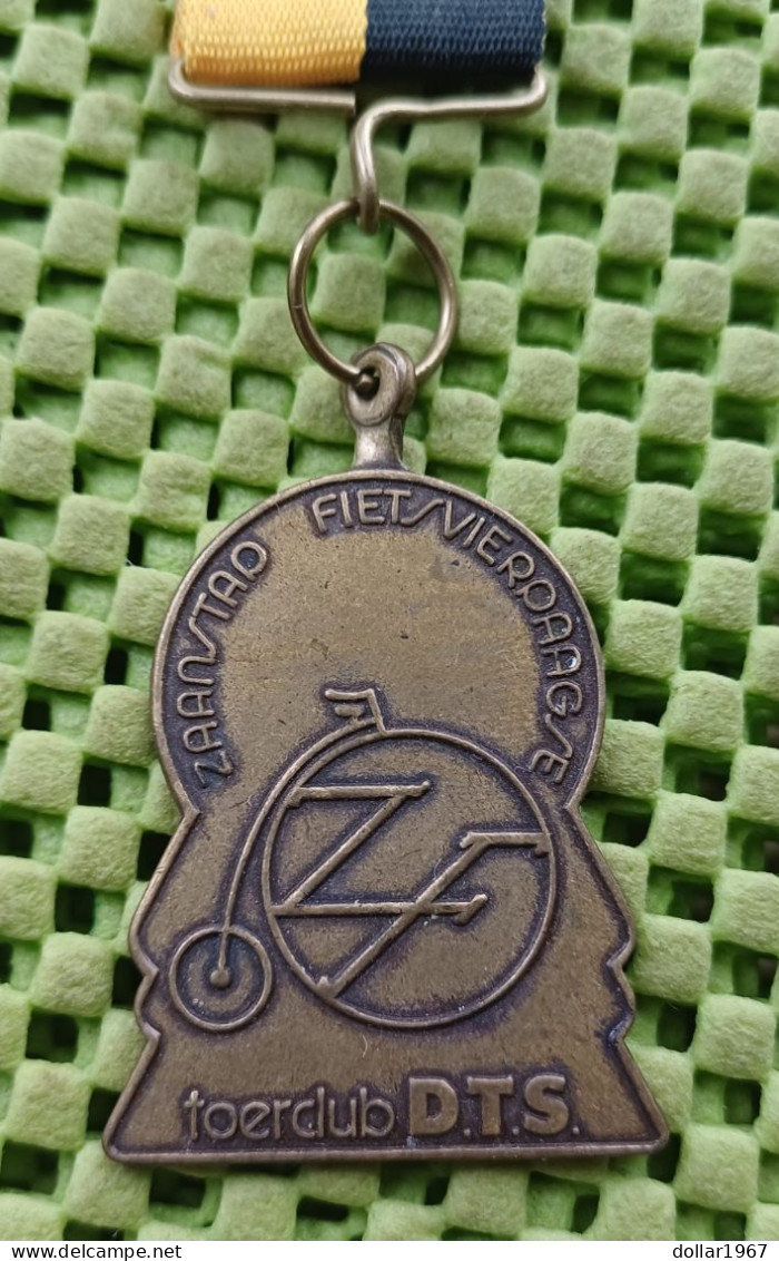 Medaille -  Zaanlandse Wieler Club DTS , Wijdewormer -  Original Foto  !!  Medallion  Dutch - Monarchia/ Nobiltà