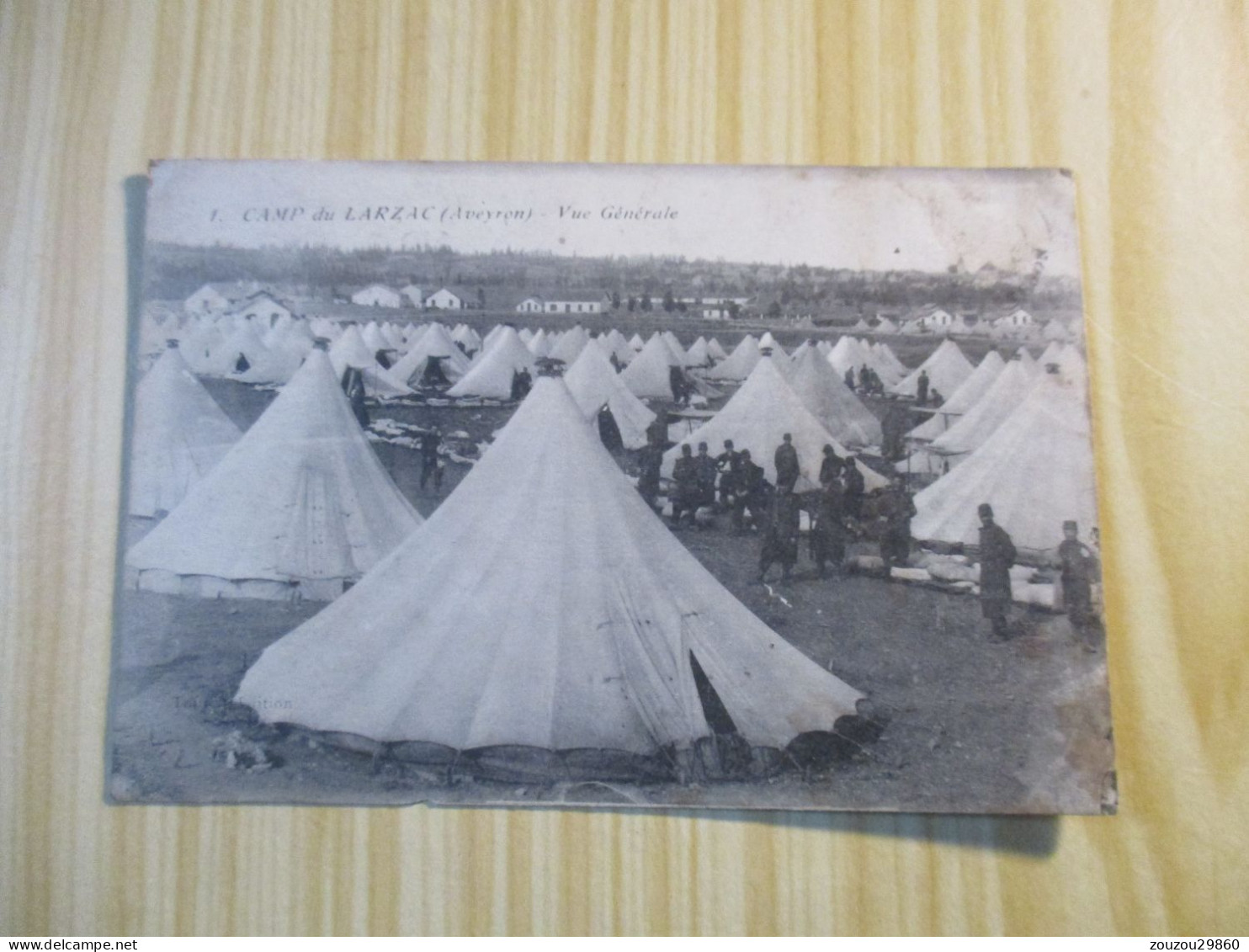 CPA La Cavalerie (12).Le Camp Du Larzac - Vue Générale - Carte Animée. - La Cavalerie